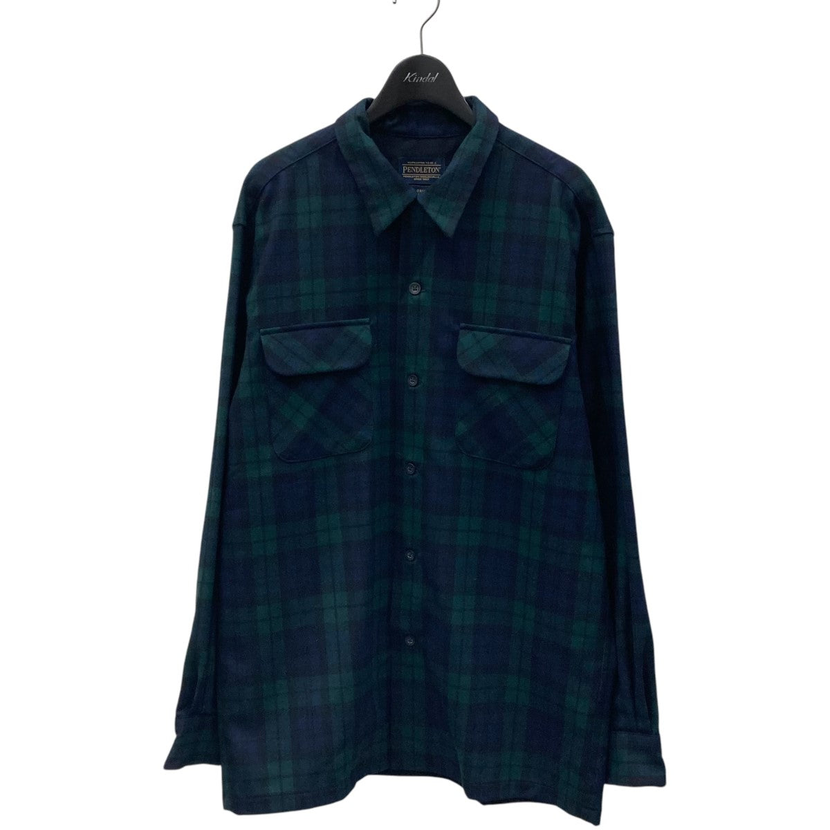 PENDLETON ウォッシャブルウールオープンカラーシャツザボードシャツAA022-30069 古着・中古-1枚目のアイテム画像
