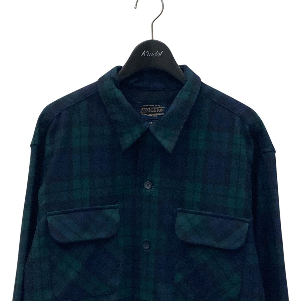 PENDLETON ウォッシャブルウールオープンカラーシャツザボードシャツAA022-30069 古着・中古-3枚目のアイテム画像