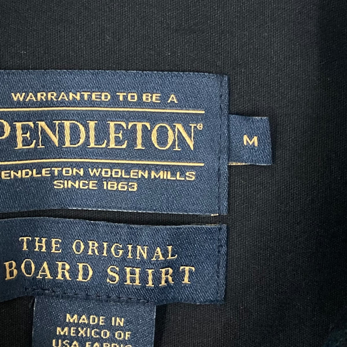 PENDLETON ウォッシャブルウールオープンカラーシャツザボードシャツAA022-30069 古着・中古-7枚目のアイテム画像