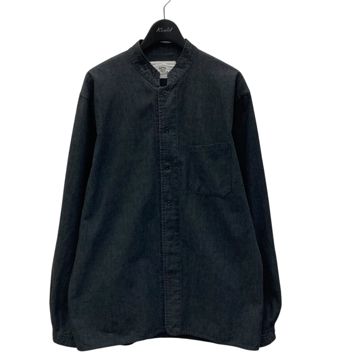 OUTIL スタンドカラーシャツ 古着・中古-1枚目のアイテム画像