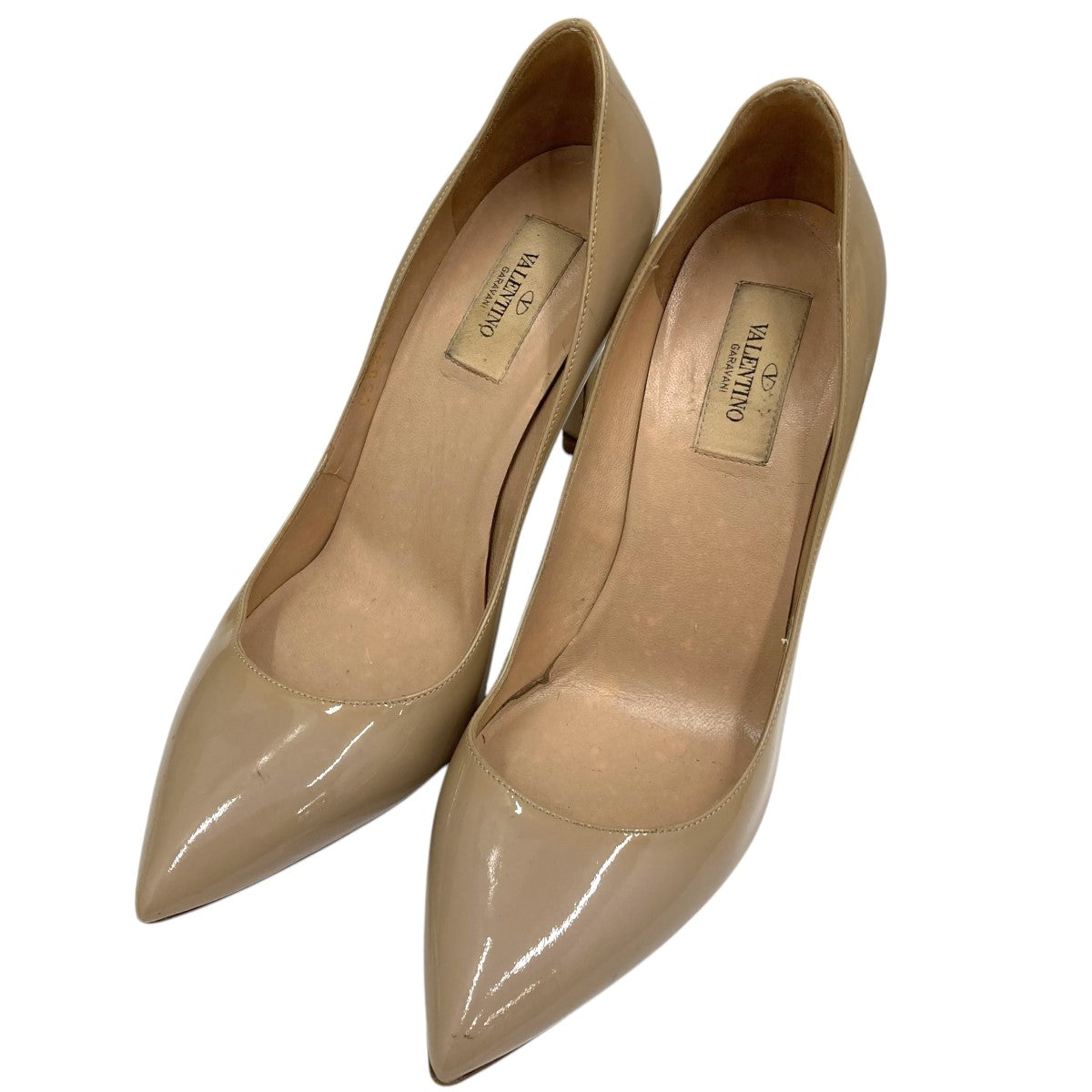 VALENTINO GARAVANI スタッズヒールパンプス 古着・中古-1枚目のアイテム画像