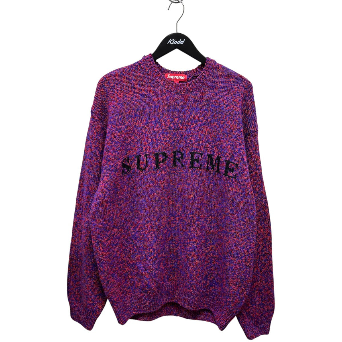 L Supreme Contrast Logo Sweater ブラック　L Supreme Contrast Logo Sweater Black