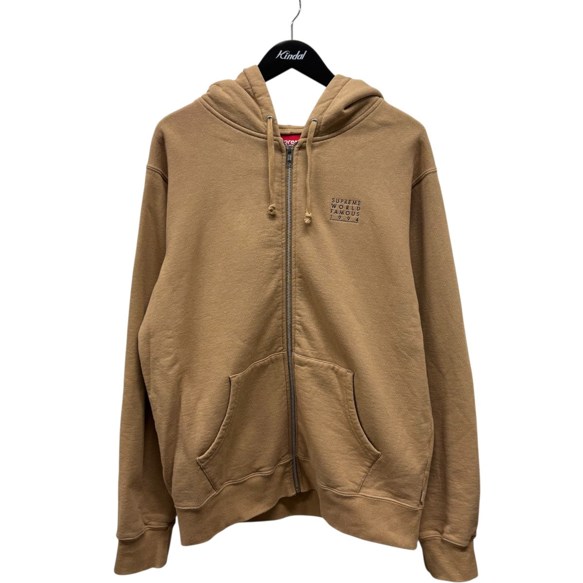 Supreme(シュプリーム) world famous 1994パーカー ベージュ サイズ M