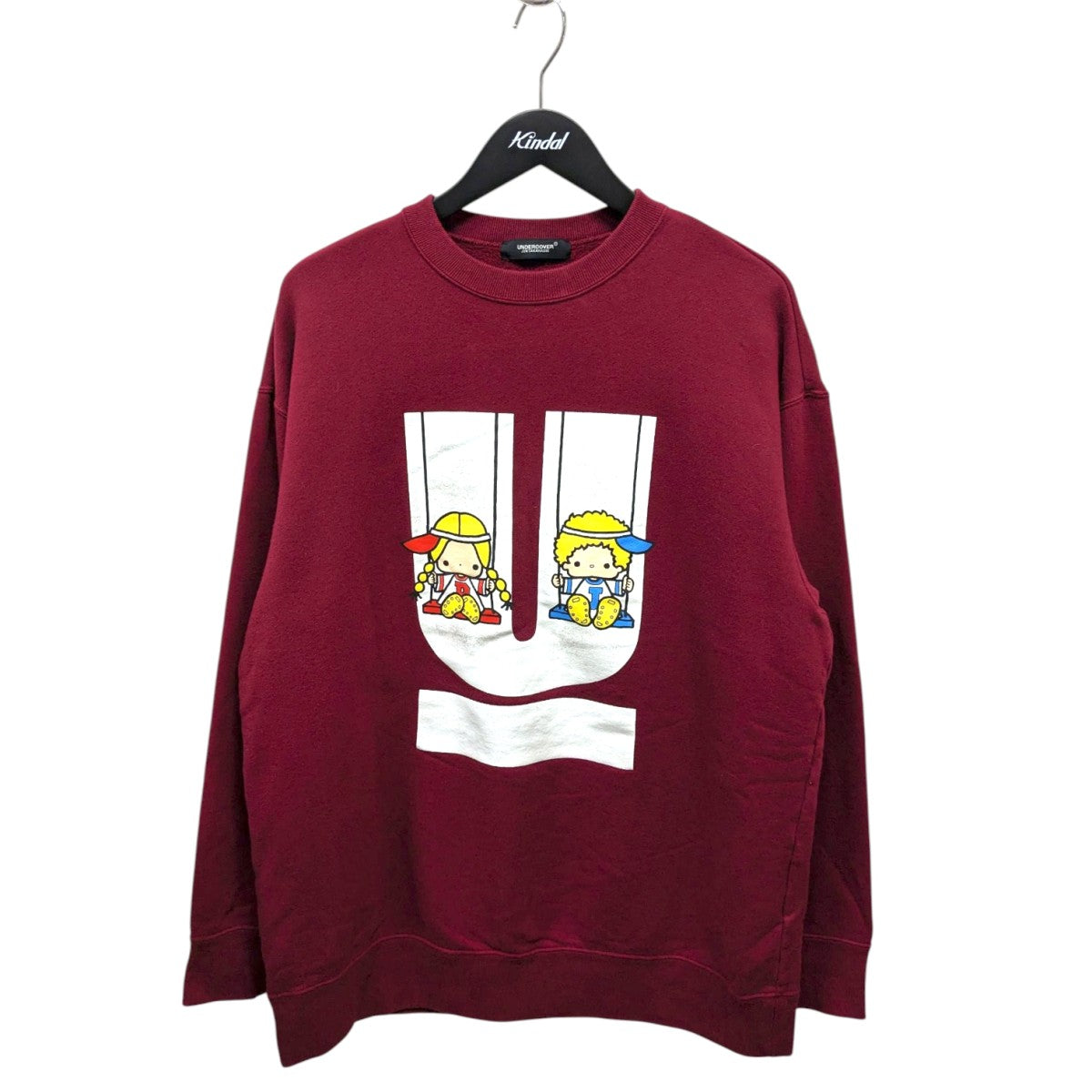 UNDERCOVER TWIN PEAKS スウェット サイズ3 ボルドー UNDERCOVER(アンダーカバー) サンリオコラボスウェットUC2D8804-3
