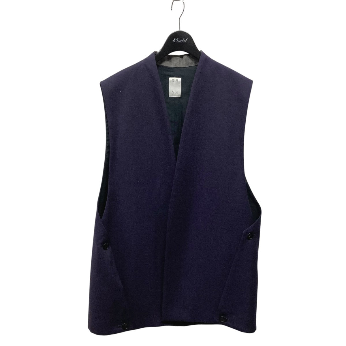 seya．(セヤ) PURE VESTベストBL02130F39 BL02130F39 パープル
