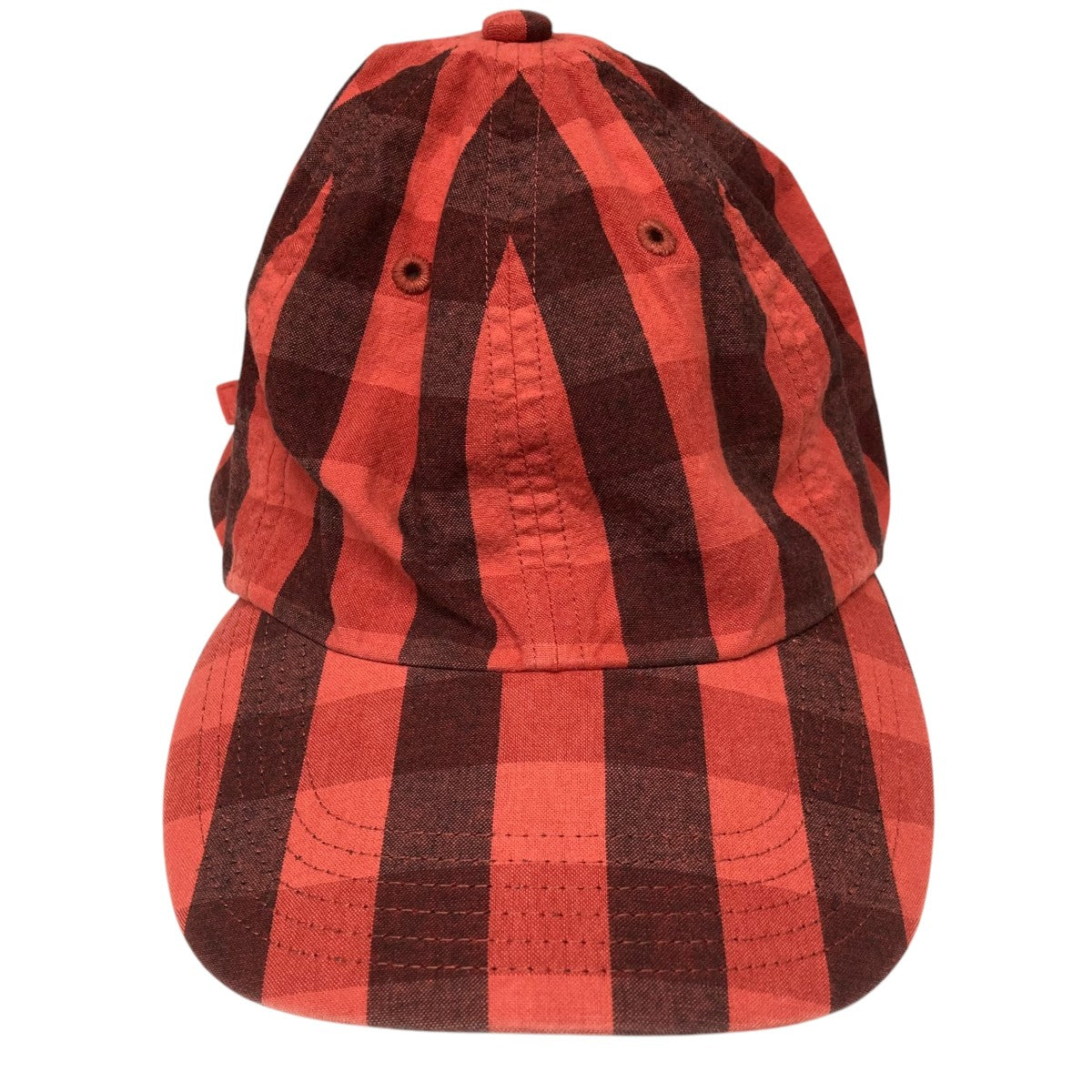 KIJIMA TAKAYUKI BOTANICAL DYED 6PANEL CAPチェックキャップ222708-60 古着・中古-2枚目のアイテム画像