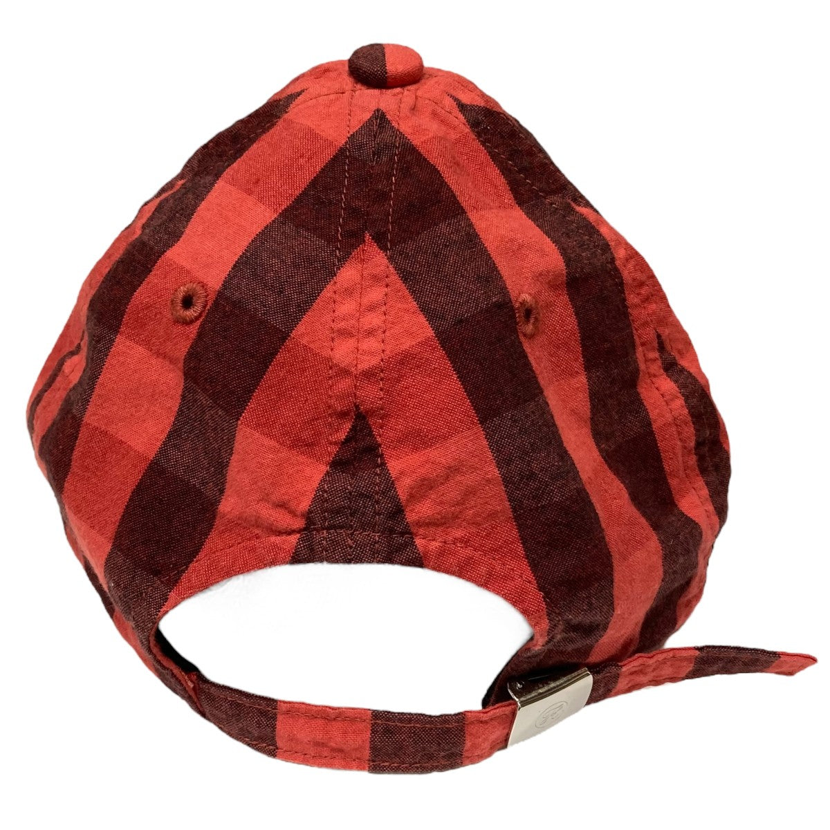 KIJIMA TAKAYUKI BOTANICAL DYED 6PANEL CAPチェックキャップ222708-60 古着・中古-4枚目のアイテム画像