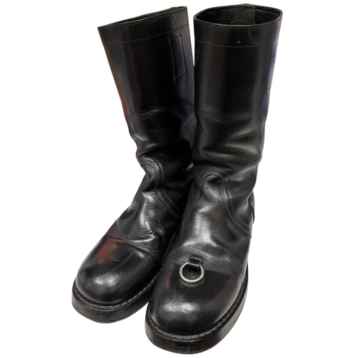 RAF SIMONS(ラフシモンズ) 19AWLether Boot High Sole Asymmetric