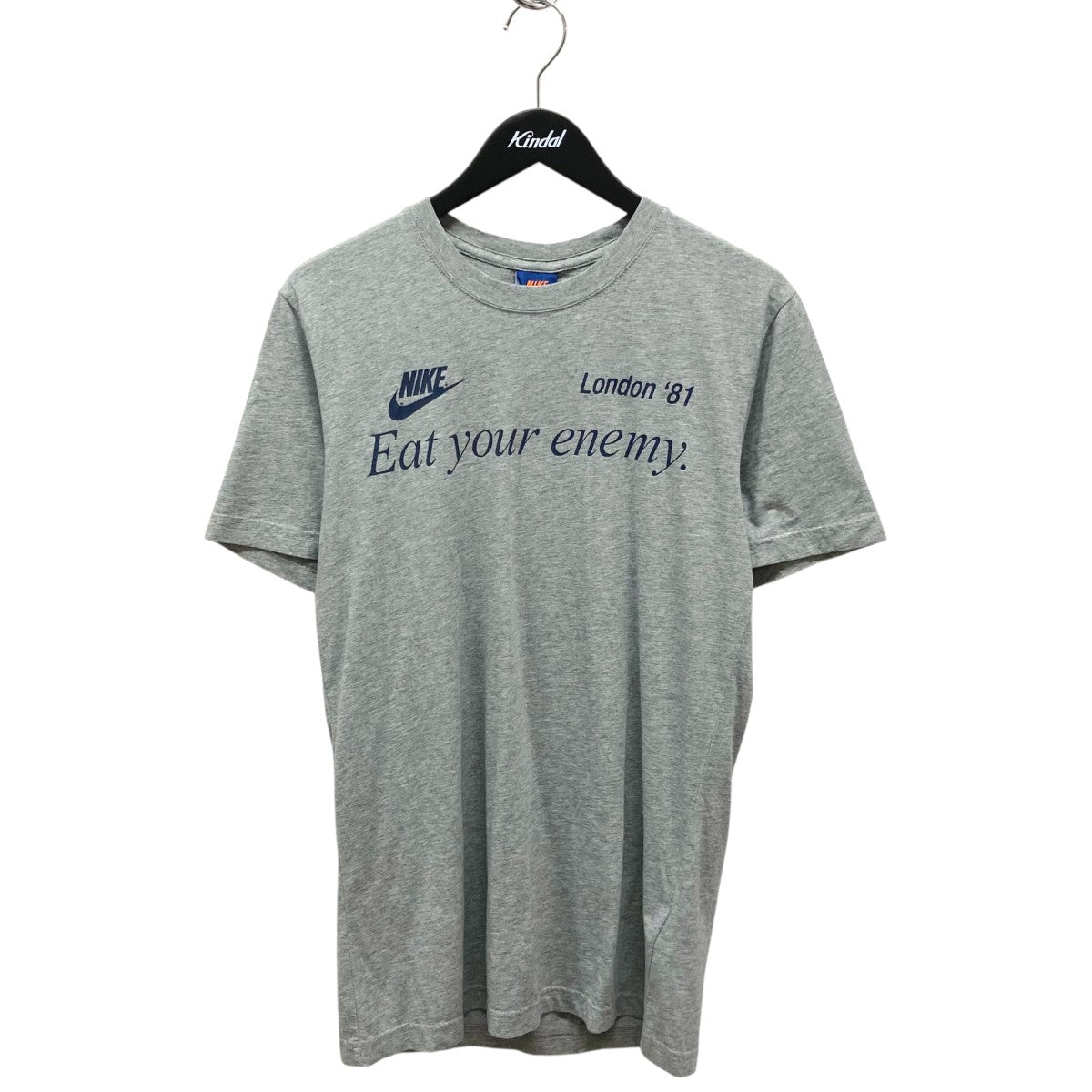 【レア】NIKE ゴツナイキ プリントTシャツ ネイビー 古着 レア】NIKE ゴツナイキ プリントTシャツ ネイビー 古着 - メルカリ