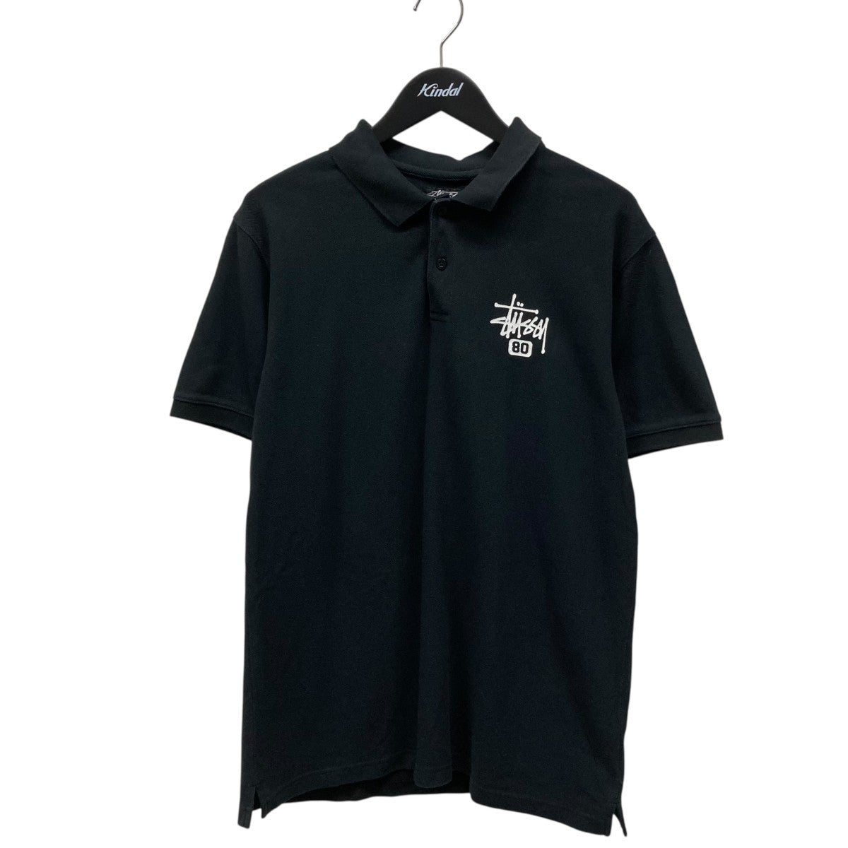 Stussy 黒 半袖ポロシャツ XS stussy STUSSY ステューシー ポロシャツ 半袖 メンズ Block Collar