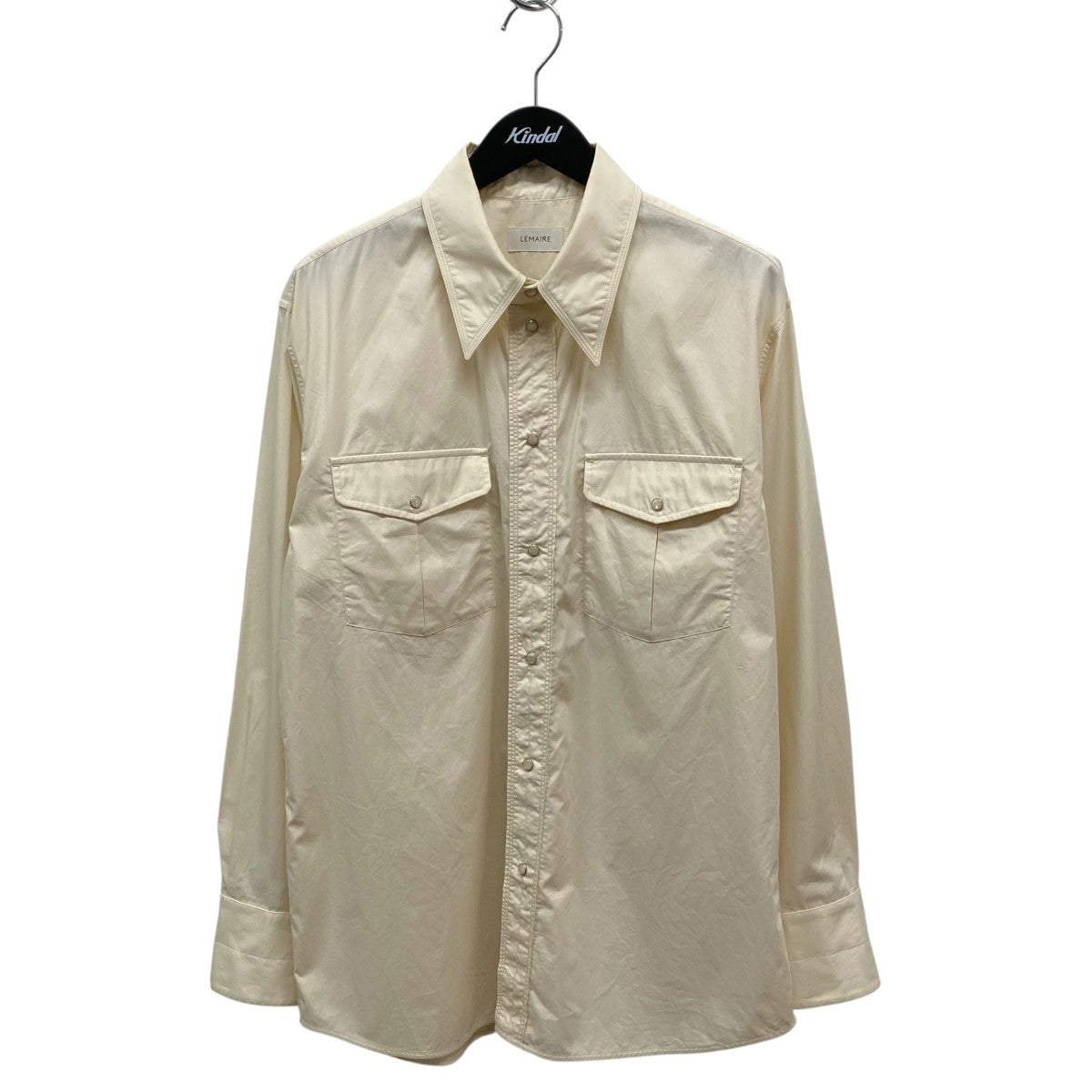 LEMAIRE brownストライプ 長袖シャツ LEMAIRE brownストライプ 長袖シャツ - メルカリ