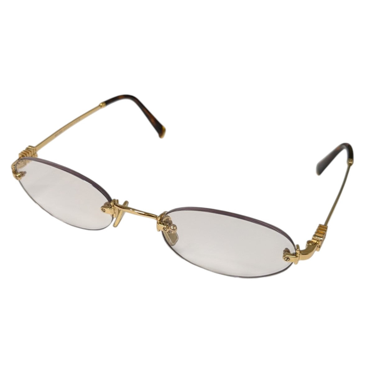 碧眼　レミ MIU MIU(ミュウミュウ) リムレス眼鏡SMUA54 SMUA54 ゴールド