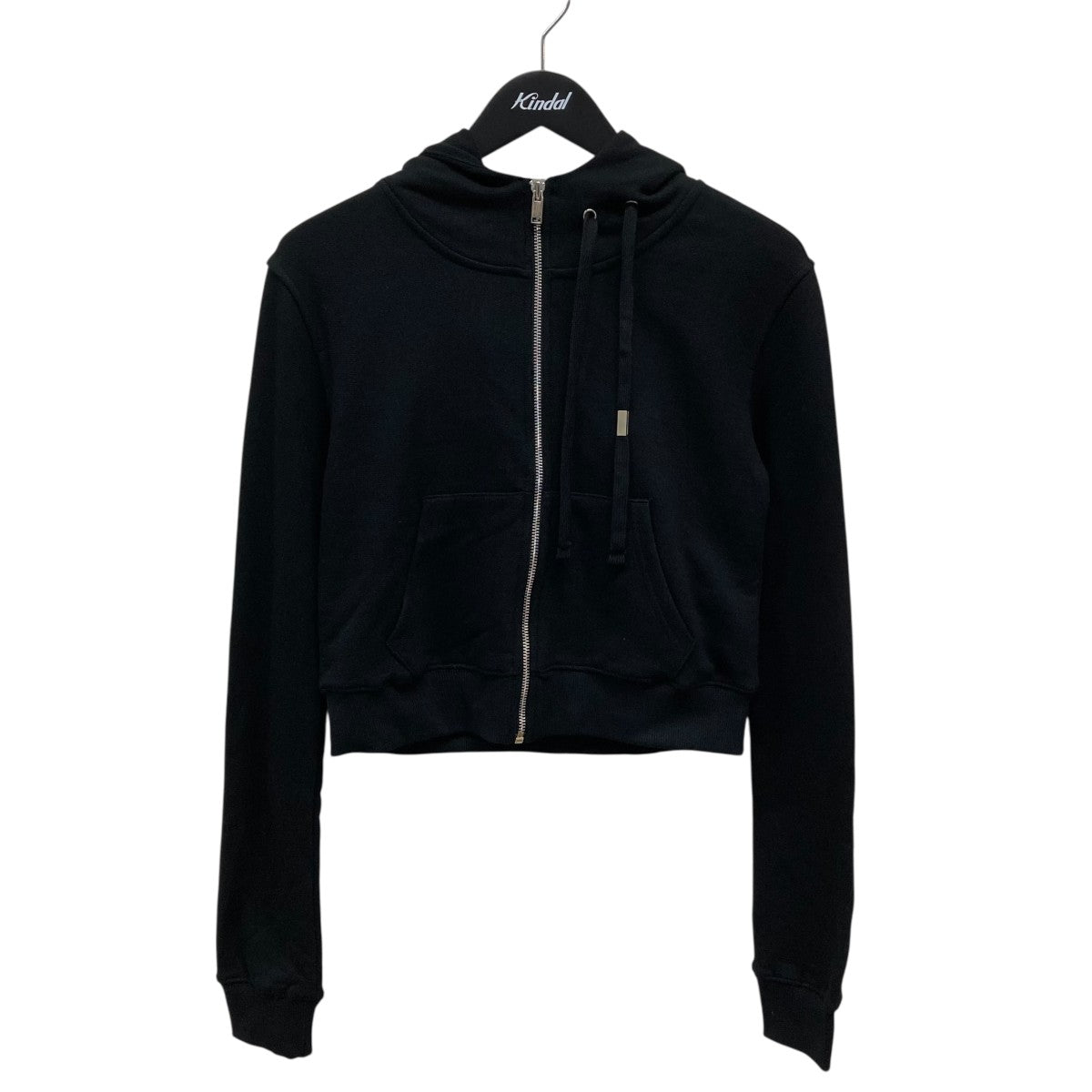 ナチェ NACHE ジップアップパーカー ショート丈 NACHE】SLIT TIE HOODIE ZIP-UP / 【ナチェ】スリットタイジップ