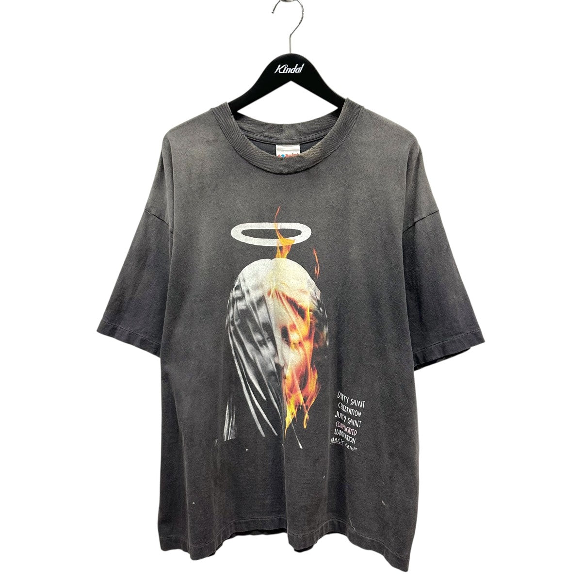 セントマイケル　Tシャツ 1枚限定　人気 SAINT MICHAEL(セントマイケル) 25SS ヴィンテージ加工プリントT