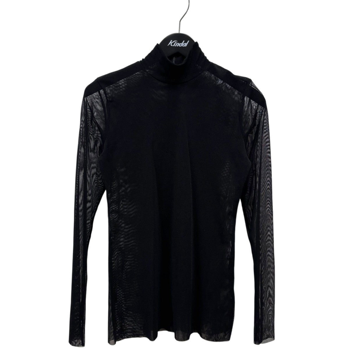 あんずちゃん♥︎専用❣️着物リメイク❣️ 黒のロングブラウス2点 UN3D．(アンスリード) LONG SLEEVE TULLE TOPチュールカットソー