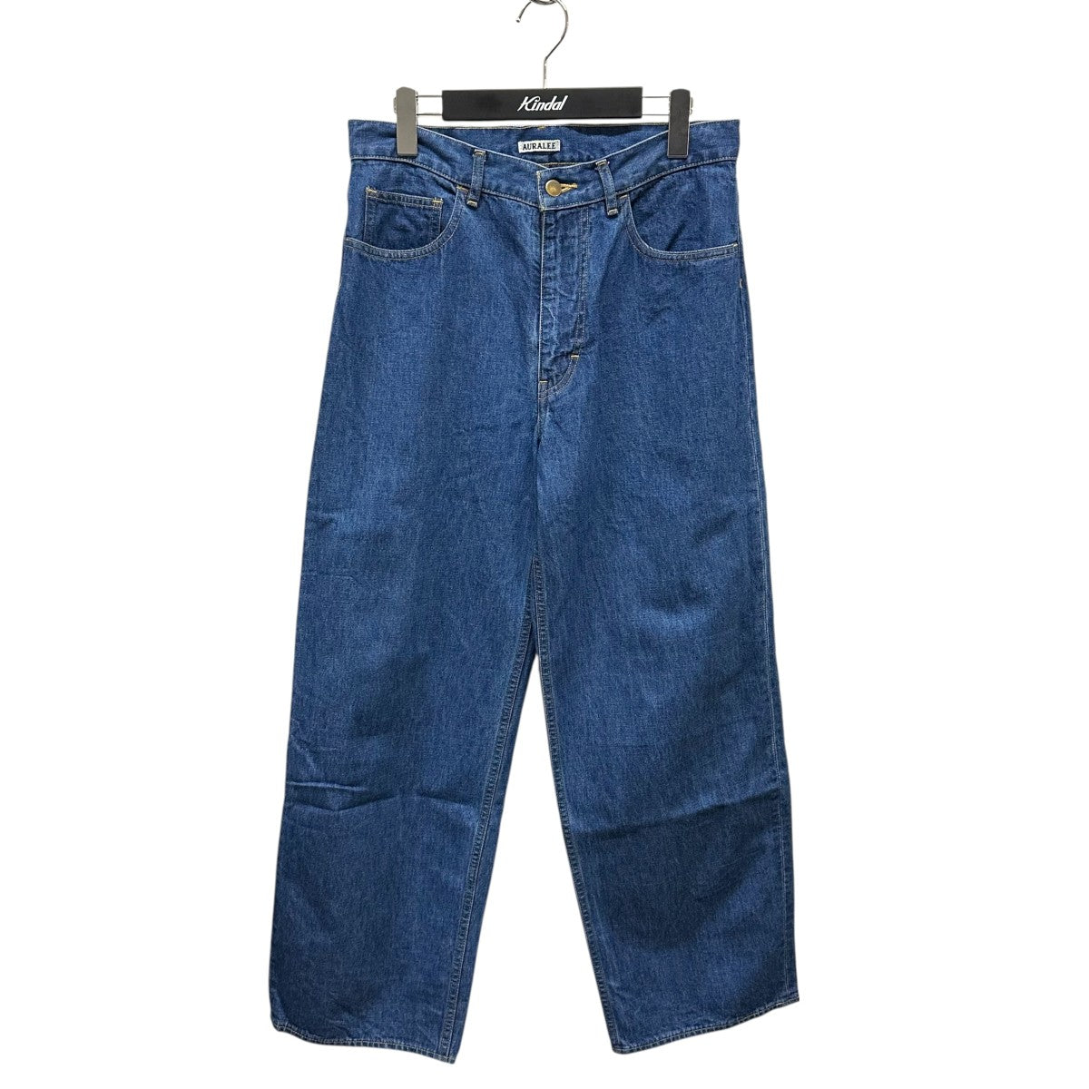 AURALEE(オーラリー) SELVEDGE LIGHT OZ DENIM BELTED PANTS