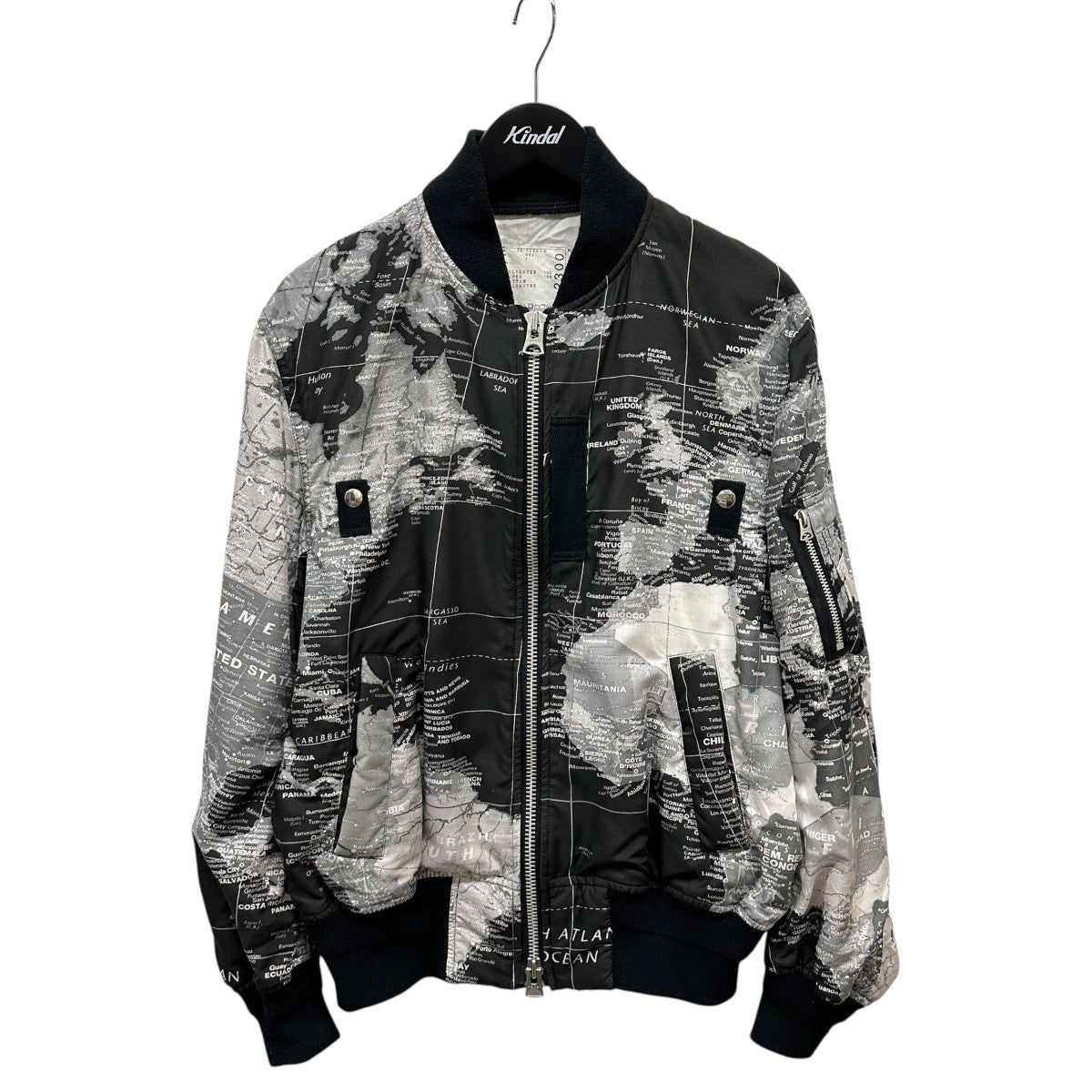 sacai サカイ　ワールドマップ　ブルゾン Sacai（サカイ） 20SS WORLD MAP BLOUSON メンズ アウター