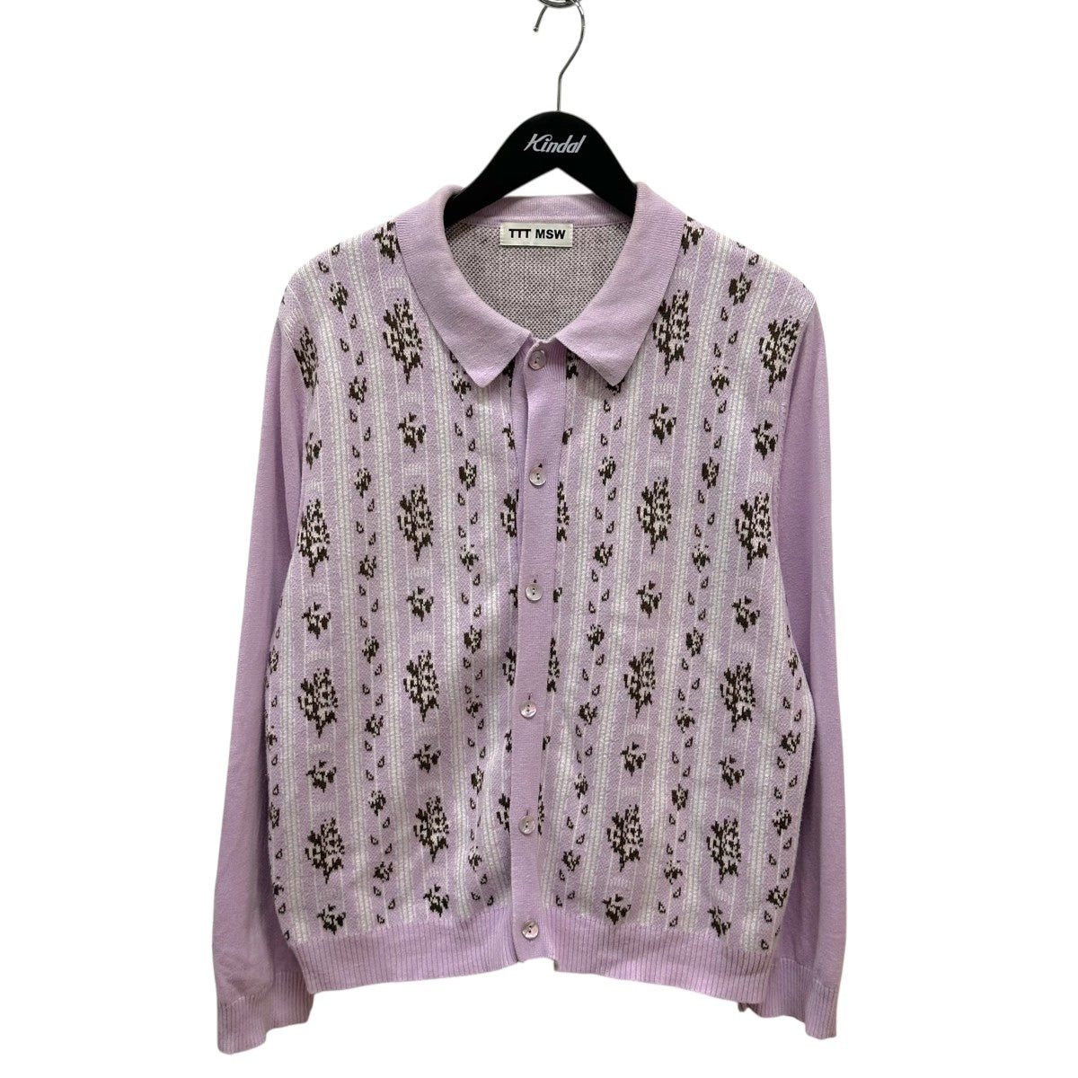 tttmswカーディガン TTT MSW】 Lame zip up cardigan ¥26,400(tax incl.) . 着用