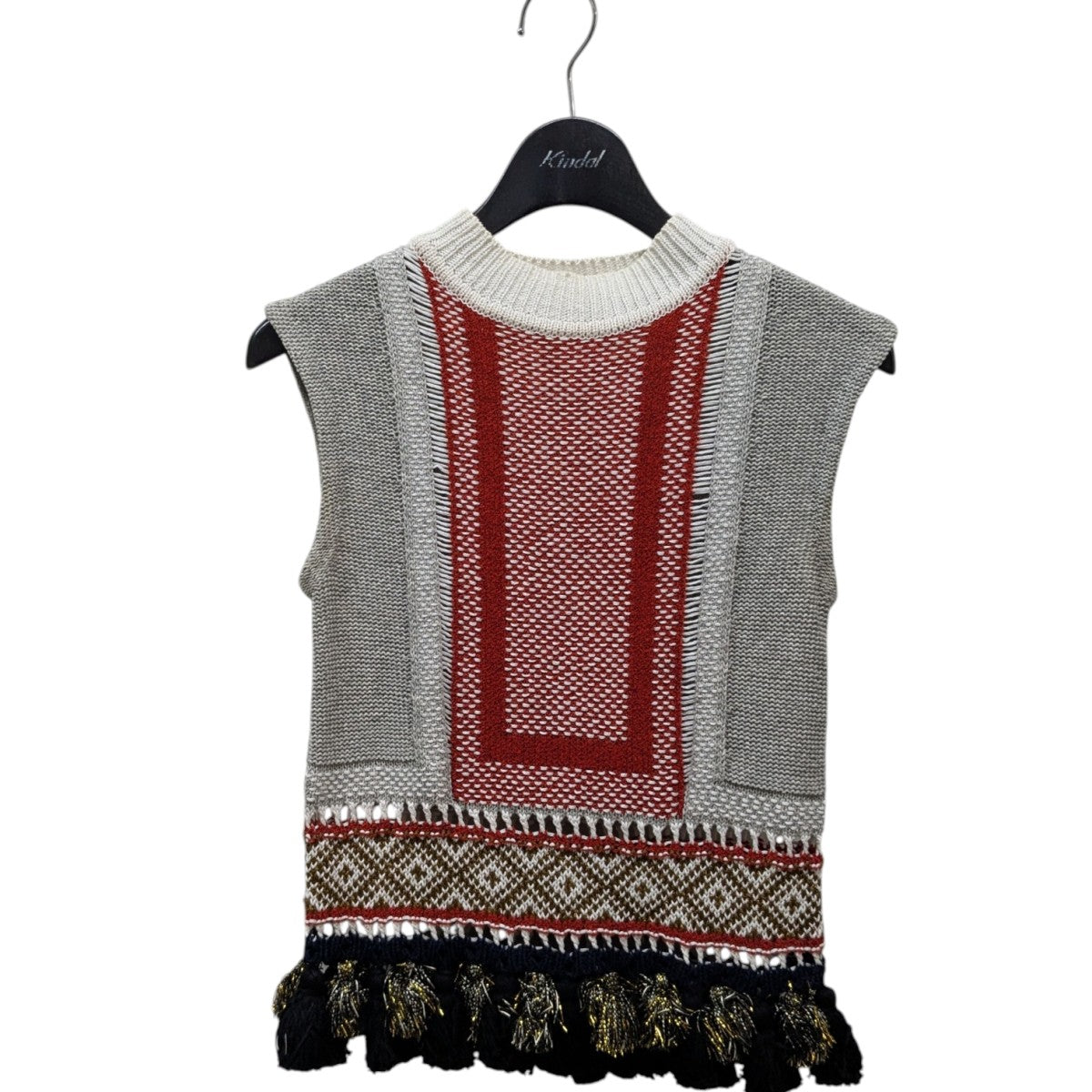 mame kurogouchi(マメクロゴウチ) ニットベストMM18SS-KN053 MM18SS