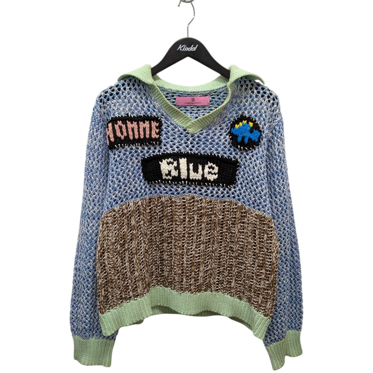 anrealage homme(アンリアレイジオム) HAND KNIT WAPPEN SOCCER