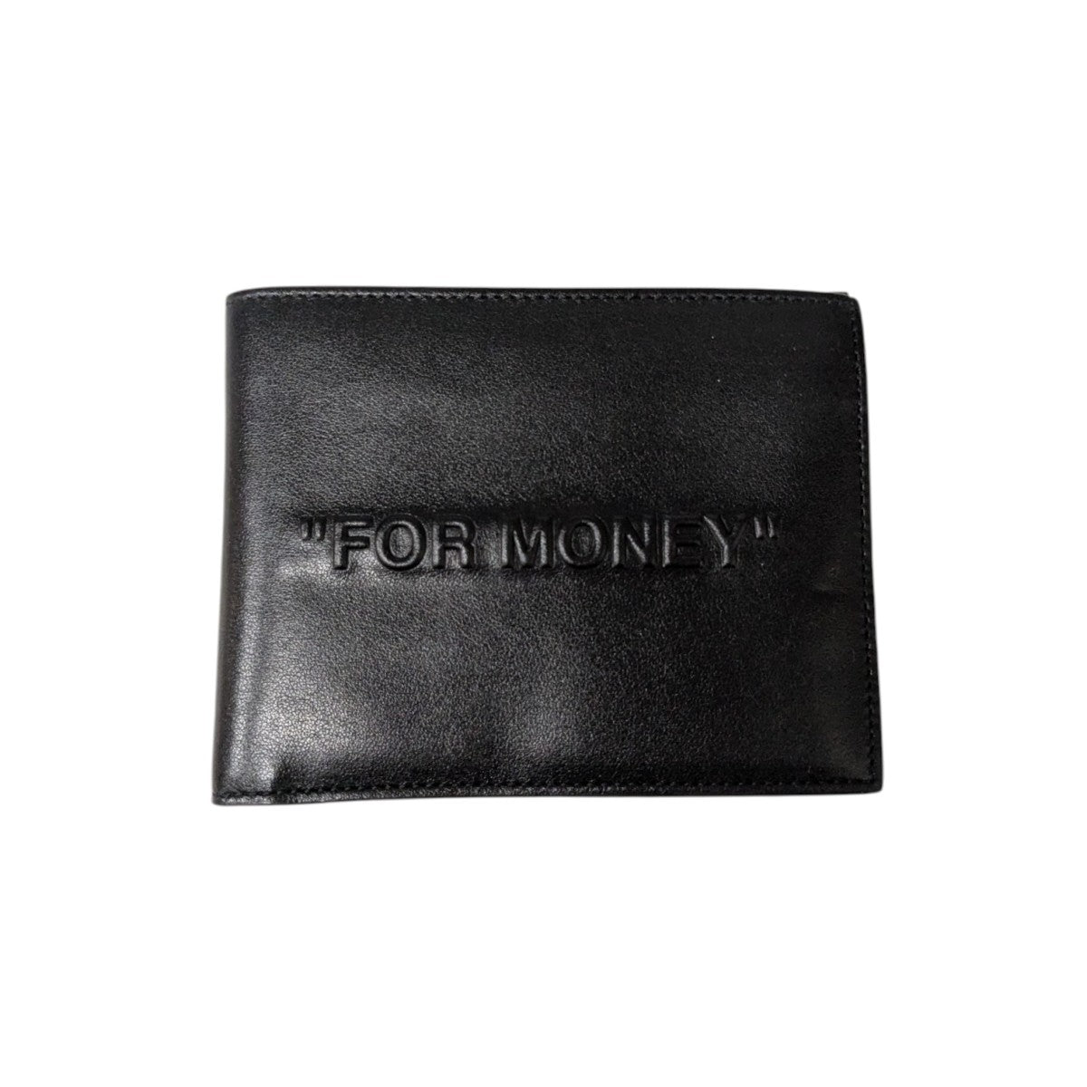 OFFWHITE(オフホワイト) Bold Quote Wallet ”FOR MONEY” Black2つ折り