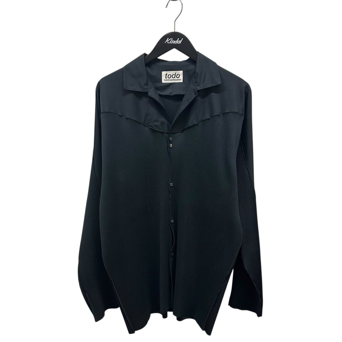 kotohayokozawa ブラック 長袖 トップス kotohayokozawa ブラック 長袖 トップス