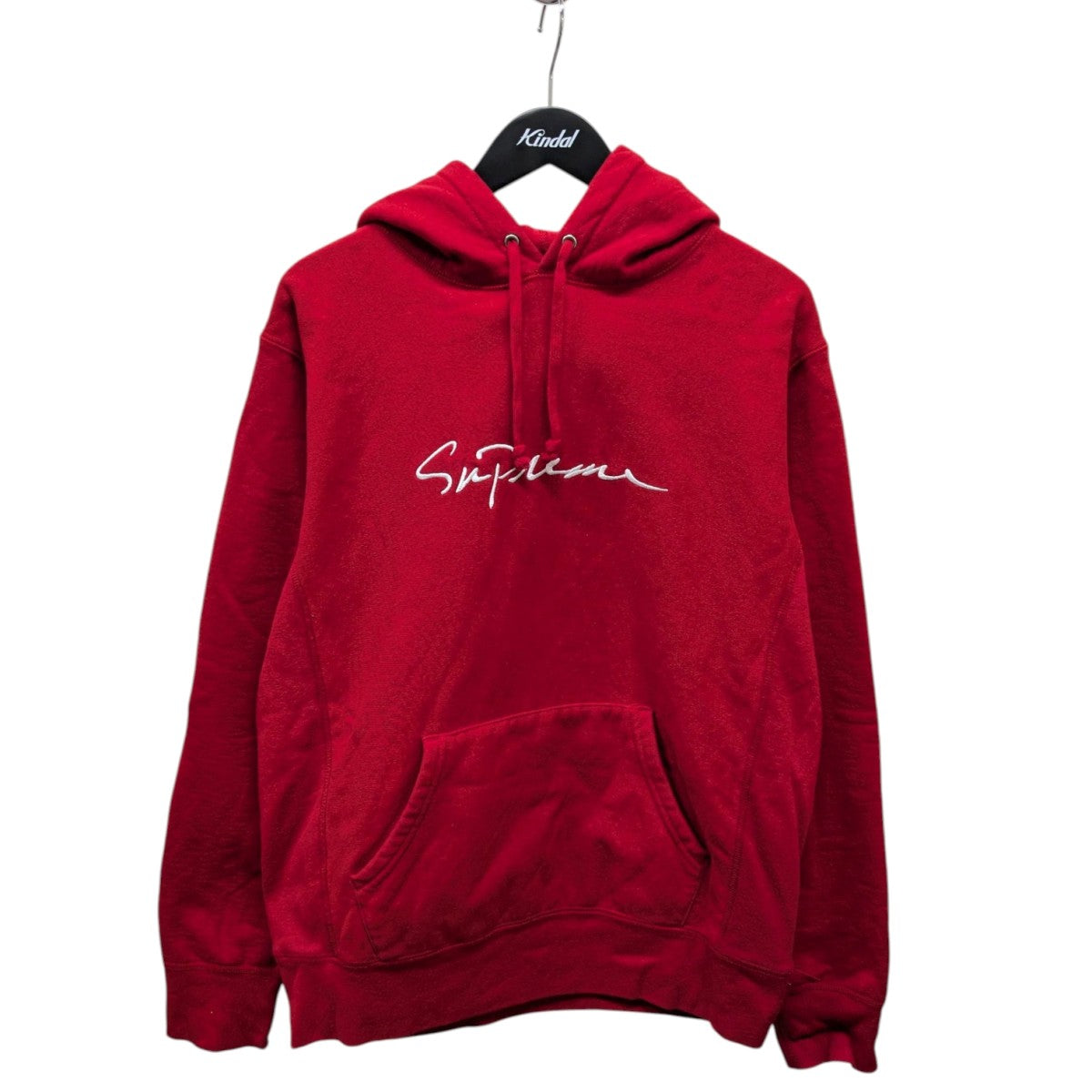 け*様 SUPREME 18AW ClassicScript パーカー Supreme(シュプリーム) 18AWClassic script Hoodedパーカー レッド