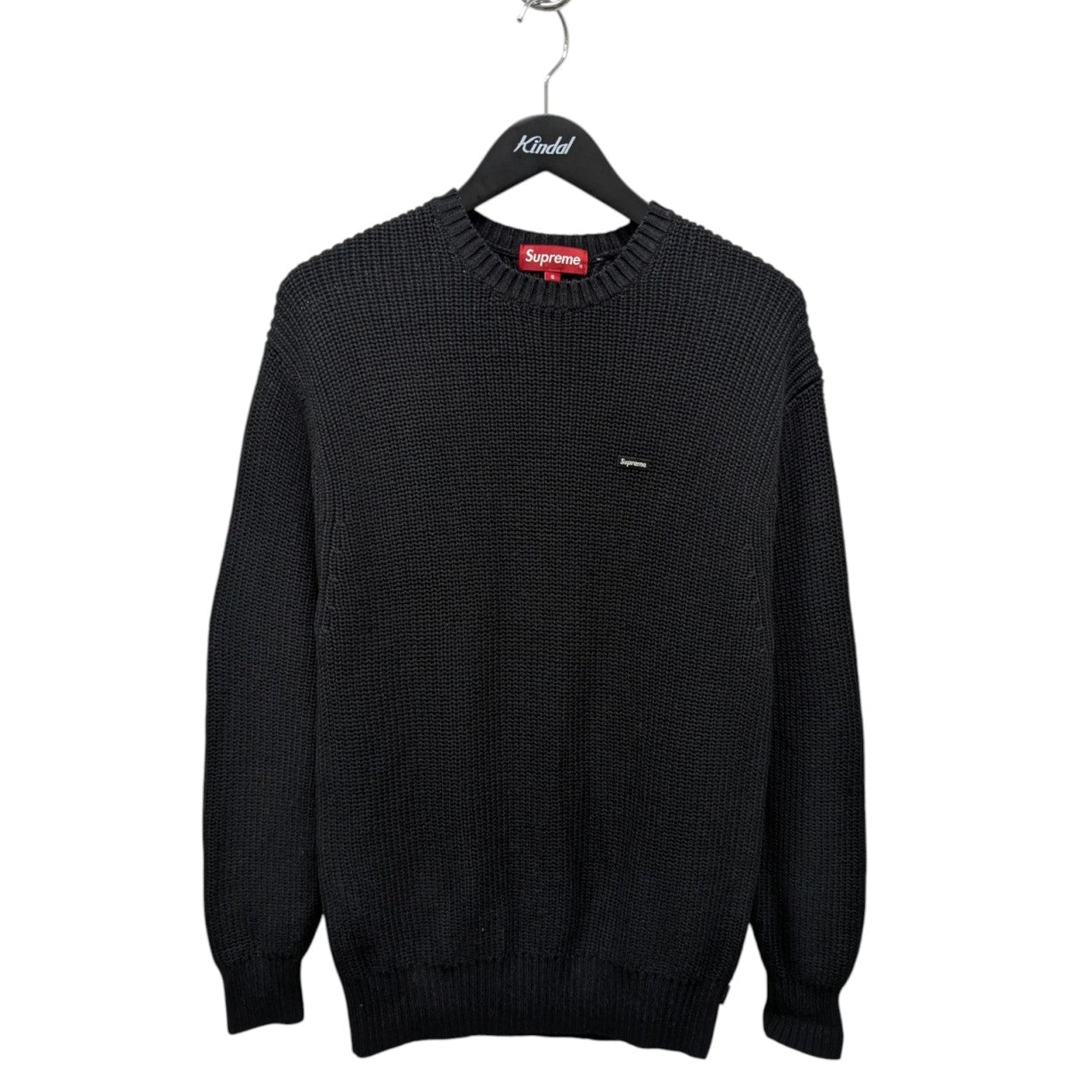 supreme ニット ブラック black S Supreme シュプリーム 24AW Back Stripe Sweater バッグロゴ