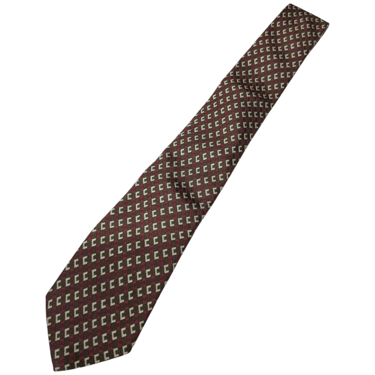 新品・未使用 クリスチャンディオール ネクタイ 超人気 トロッター ボルドー Christian Dior ディオール ネクタイ ボルドー Christian Dior