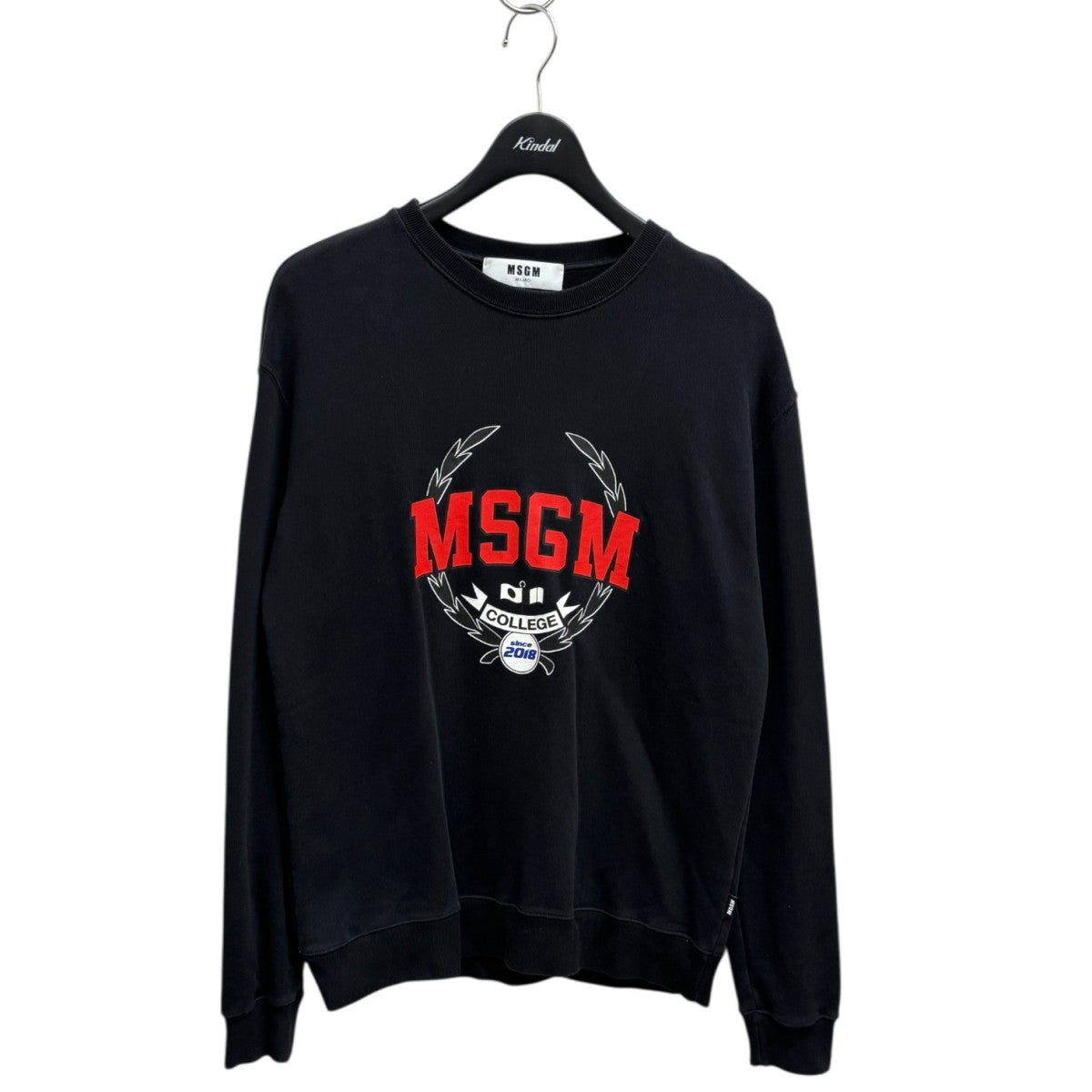 [美品][希少]MSGM /エムエスジーエム ワッペンMA1 48 黒 美品][希少]MSGM /エムエスジーエム ワッペンMA1 48 黒 美品][希少