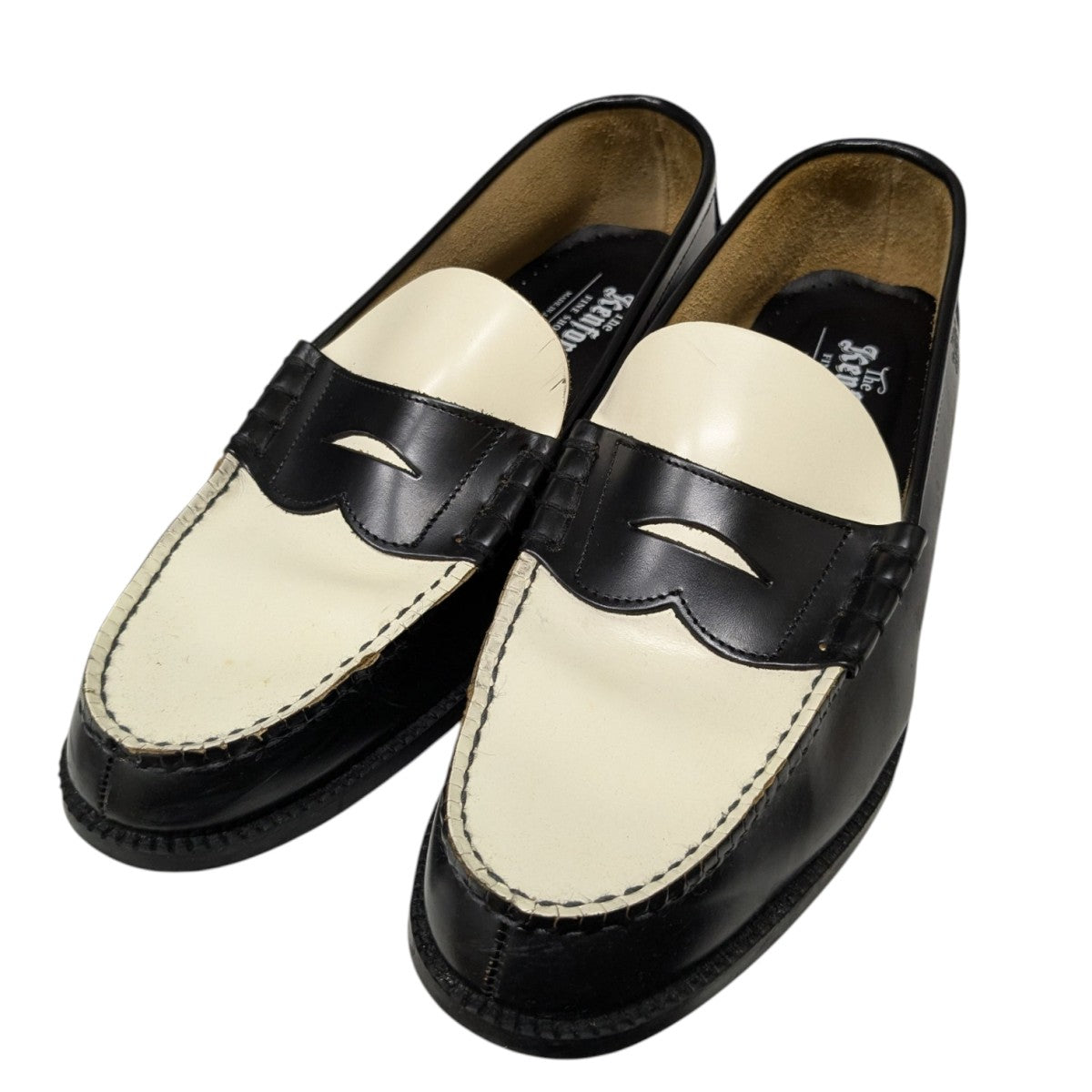 kenford(ケンフォード) ローファーK001 K001 ブラック×ホワイト サイズ