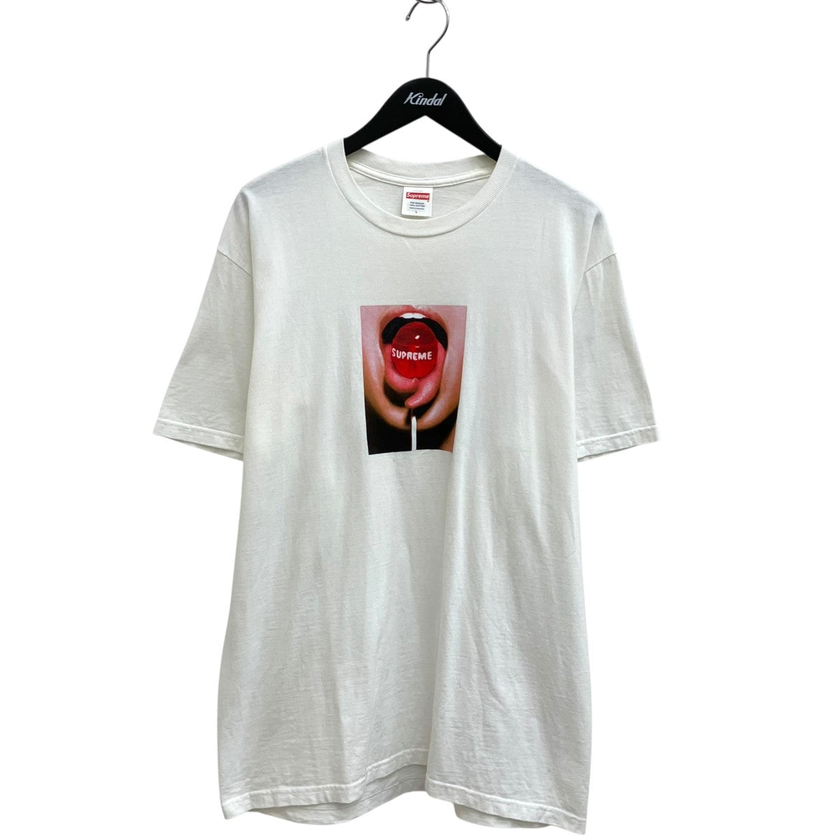 old supreme シュプリーム　soda tee drink L Supreme(シュプリーム) Lolipop Tee半袖Tシャツ ホワイト サイズ L