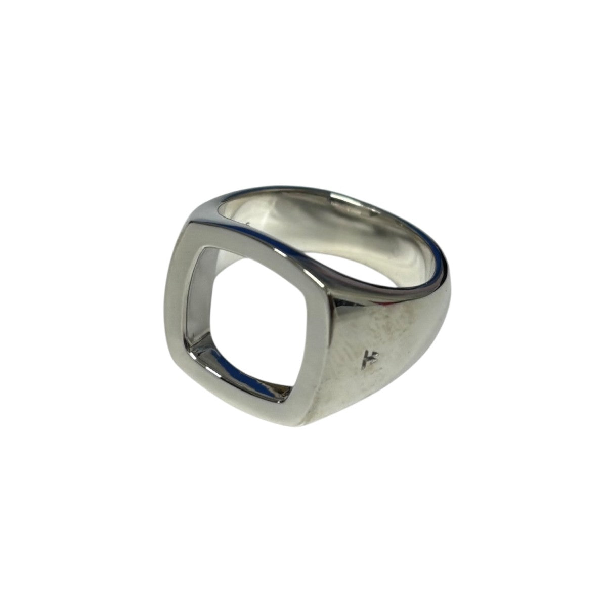 TOMWOOD シルバー スクエア型リング TOM WOOD(トムウッド) スクエアオープンリング シルバー サイズ