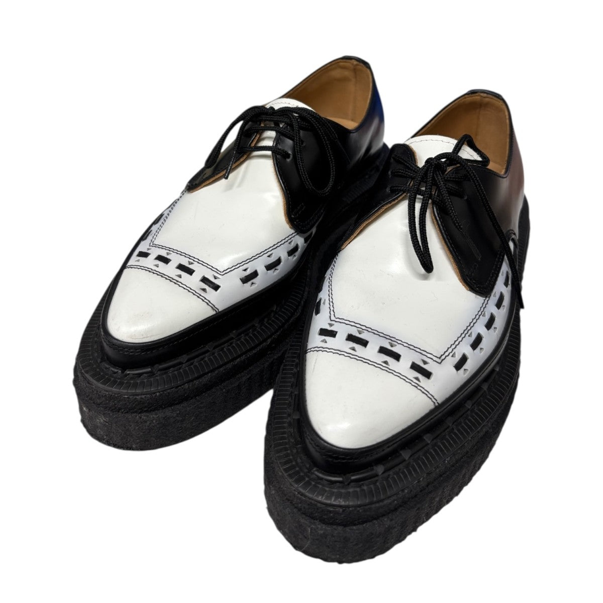 GEORGE COX×sacai レザーシューズ15412VIIC 15412VIIC ブラック
