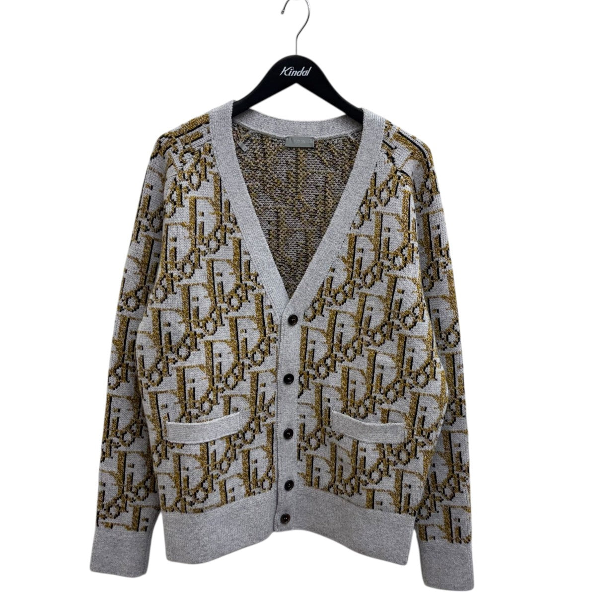 DIOR(ディオール) オブリーク総柄ニットカーディガン213M233AT393