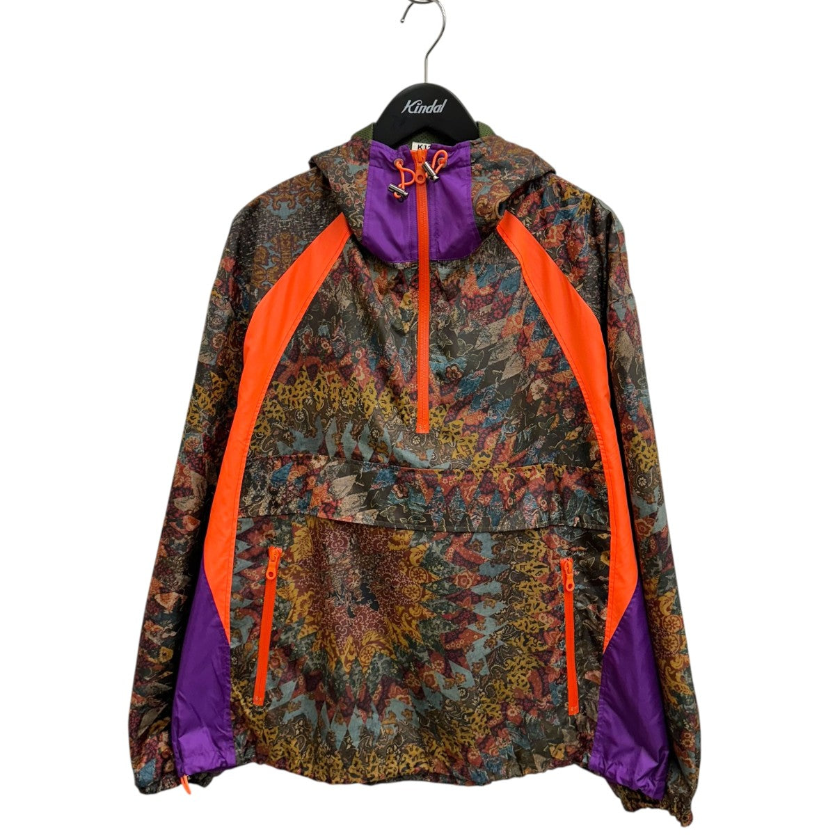 KHOKI(コッキ) American Quilt-Print Pull-Over Jacketアノラック 