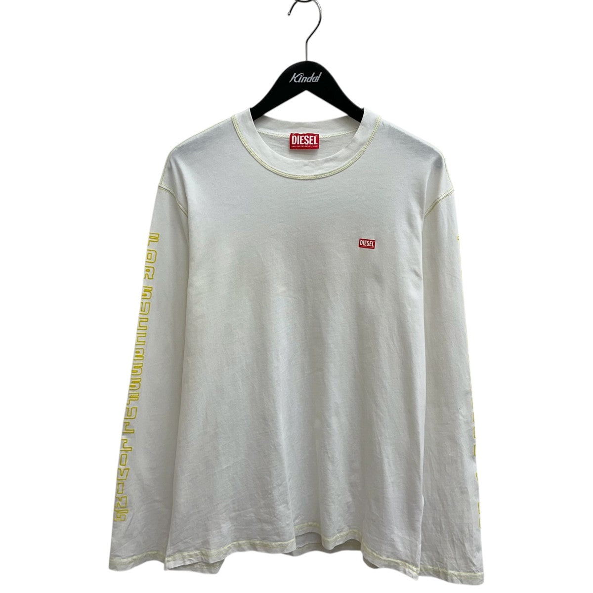 DIESEL 長袖Tシャツ グレー T-RAWGY 長袖Tシャツ｜グレー｜メンズ｜DIESEL