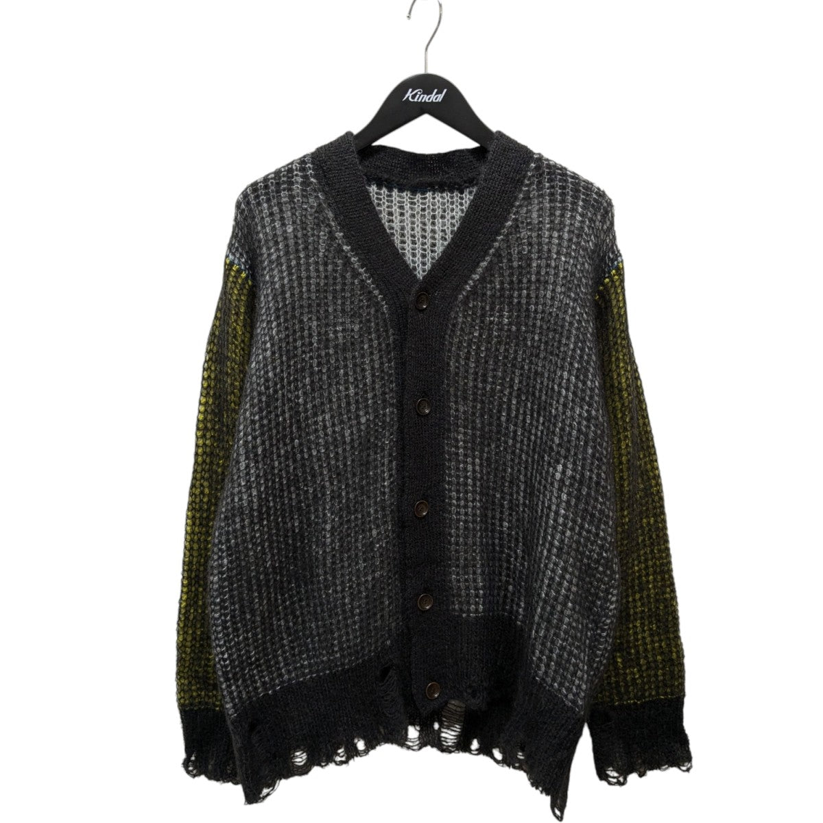 25AWwooledmohair knittedreversible cardiganカーディガン1545212004