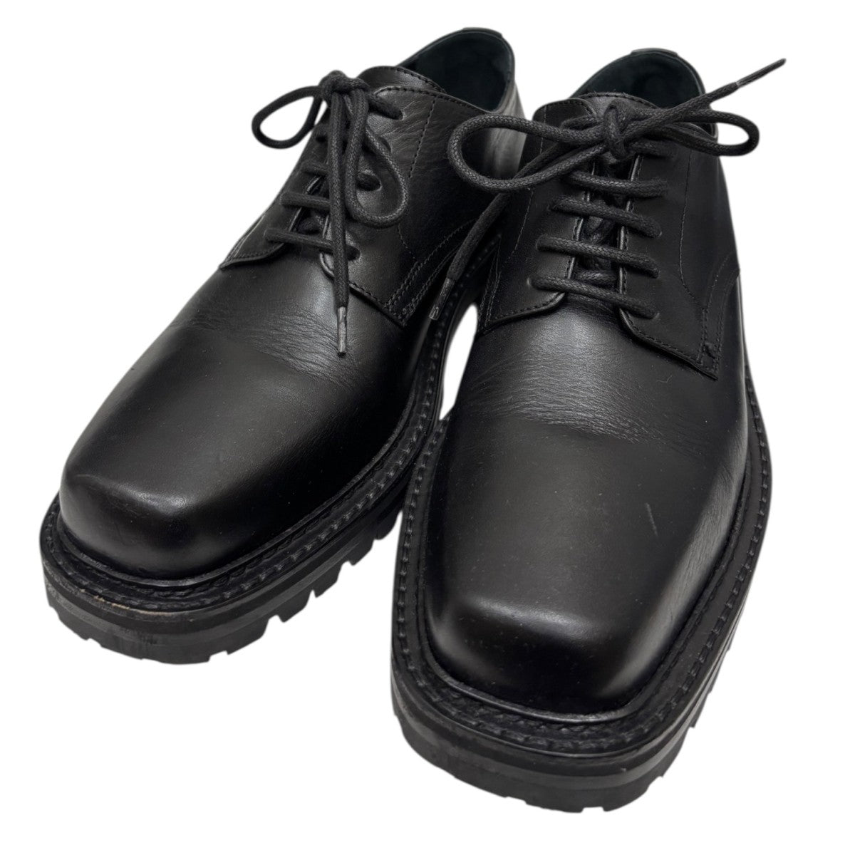 DRIES VAN NOTEN(ドリスヴァンノッテン) ブラック レザー ダービー