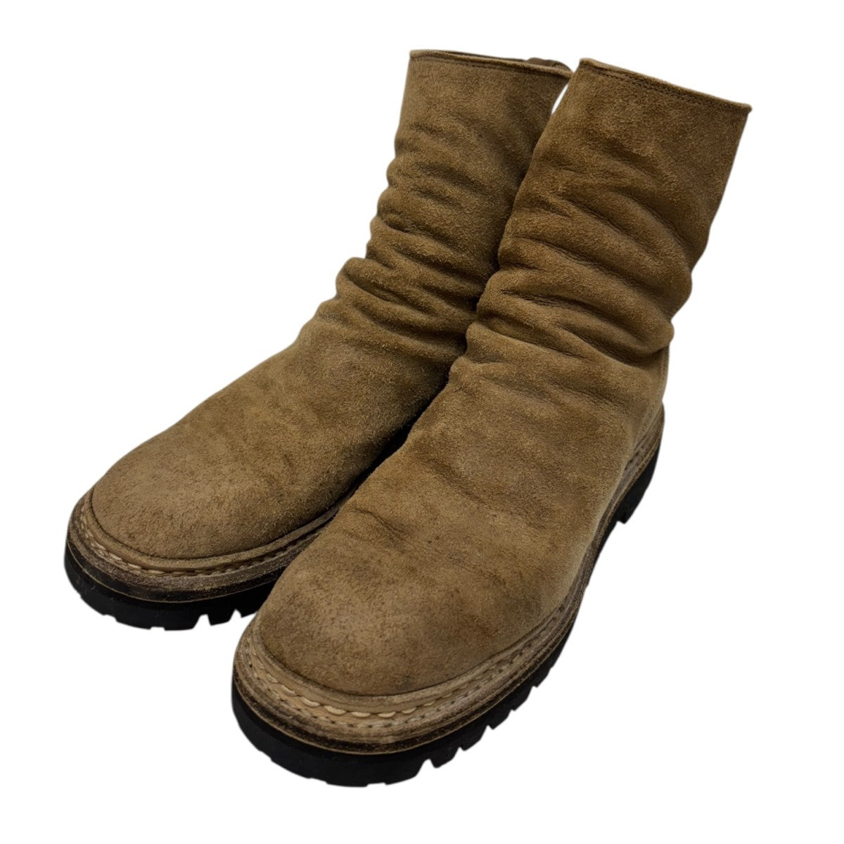 GUIDI×COMOLI 25SSGUIDI × COMOLI BACK ZIP BOOTSブーツ ベージュ