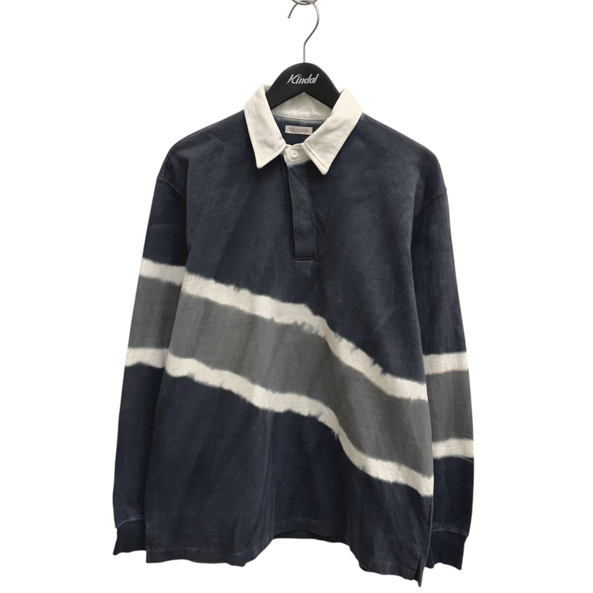 NICENESS ナイスネス MOORE ラガーシャツ ラグビーシャツ NICENESS(ナイスネス) MOORE ムーア 注染ラグビーシャツラガーシャツNN