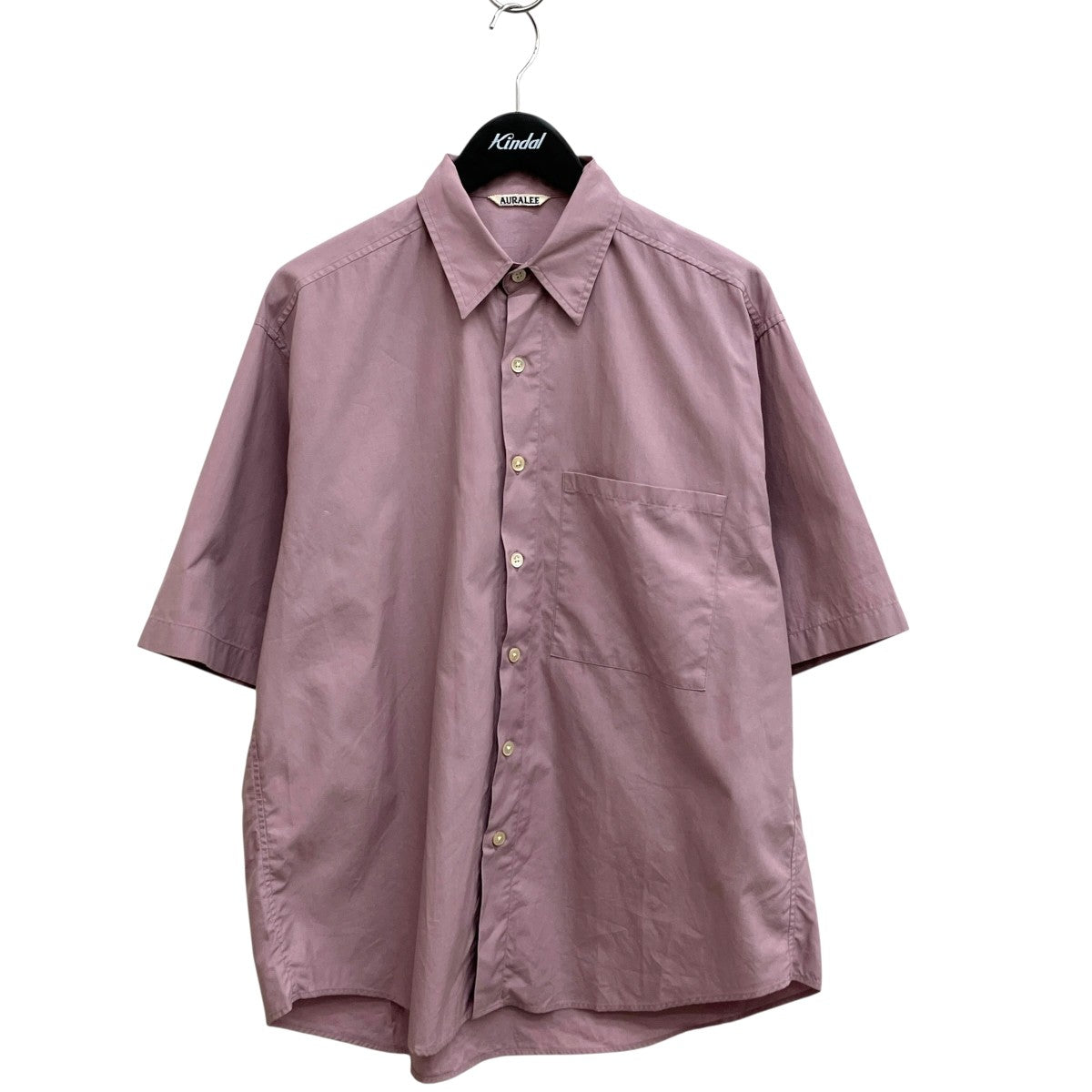 AURALEE(オーラリー) WASHED FINX TWILL BIG HALF SLEEVED SHIRTS半袖