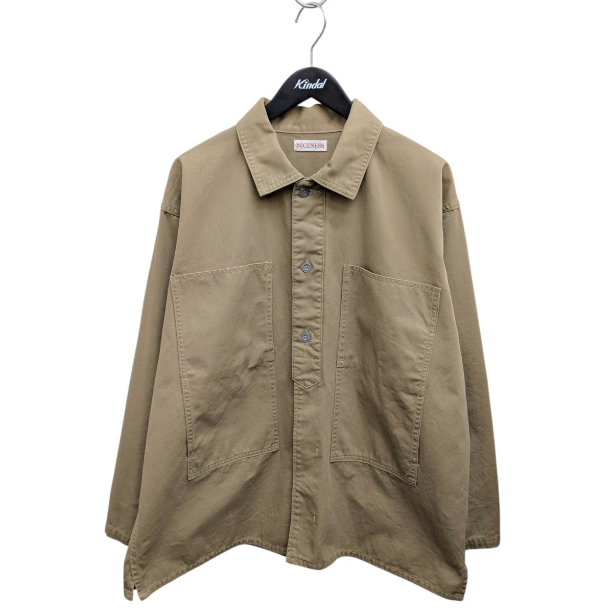 NICENESS(ナイスネス) カバーオールNN-2301B16 NN-2301B16 ベージュ