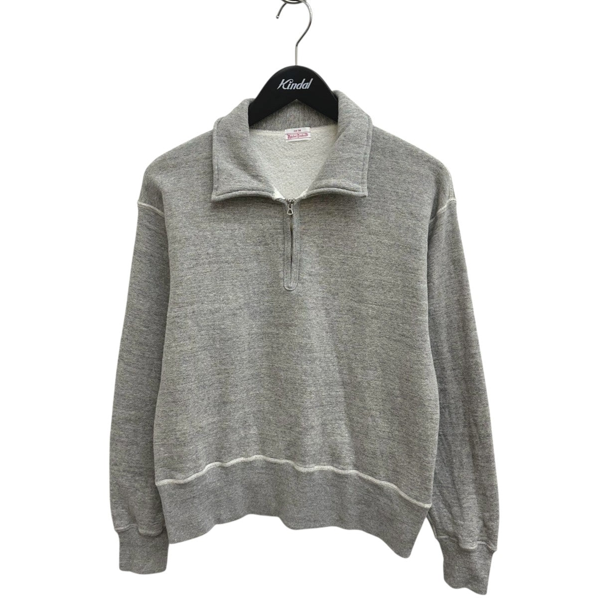 ハーフジップスウェット