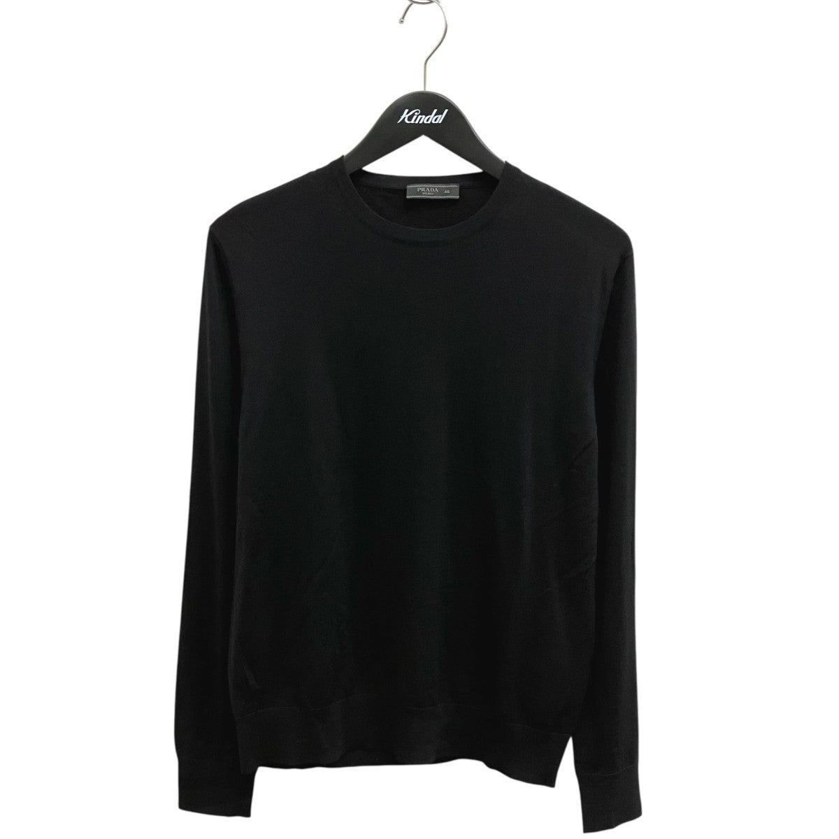 PRADA(プラダ) 薄手ニットUMM984 UMM984 ブラック サイズ 46｜【公式