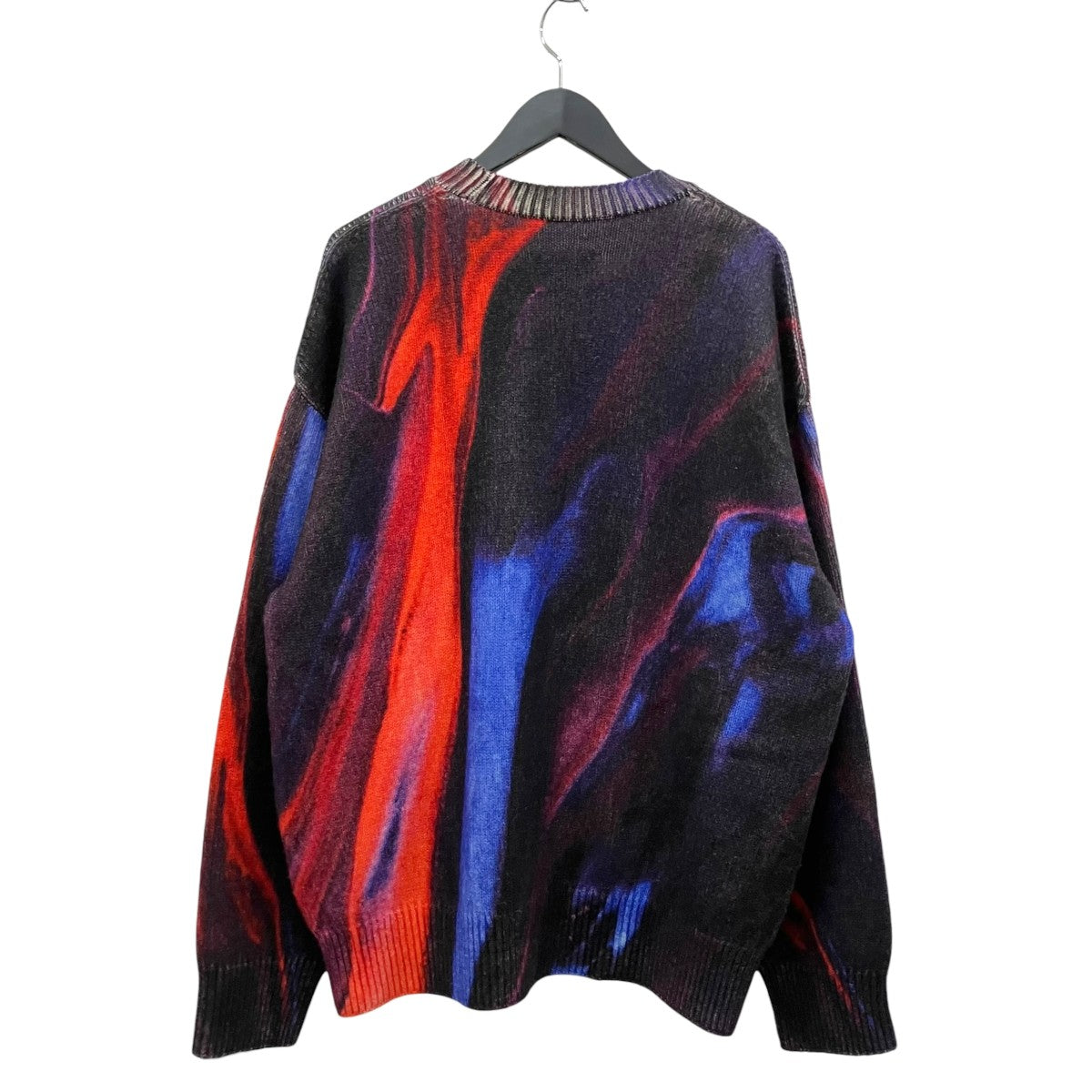 EXTRA FINE LAMBS PRINTED KNIT LSニットST.712