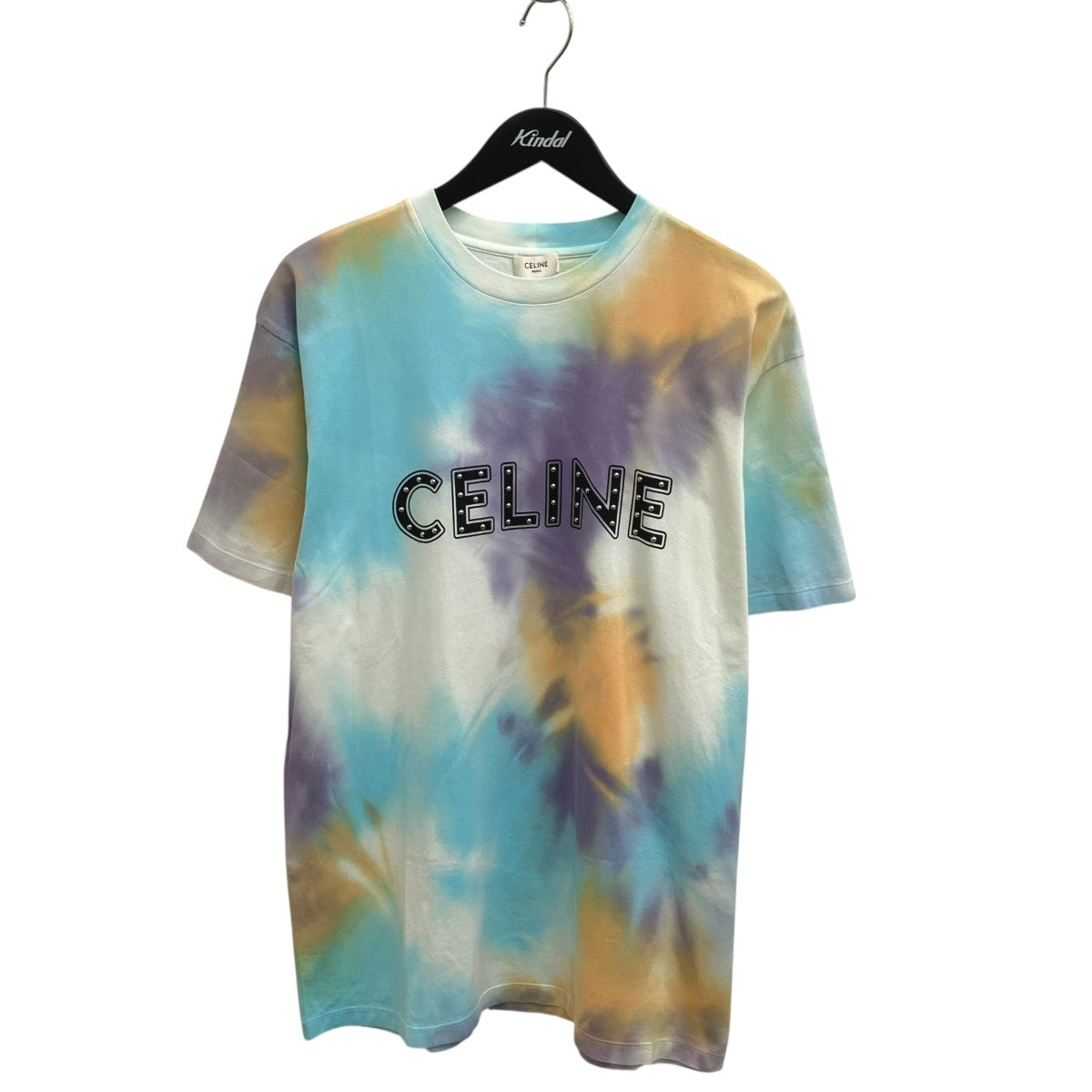 CELINE(セリーヌ) Studded Logo S S Tee半袖Tシャツ2X687957M