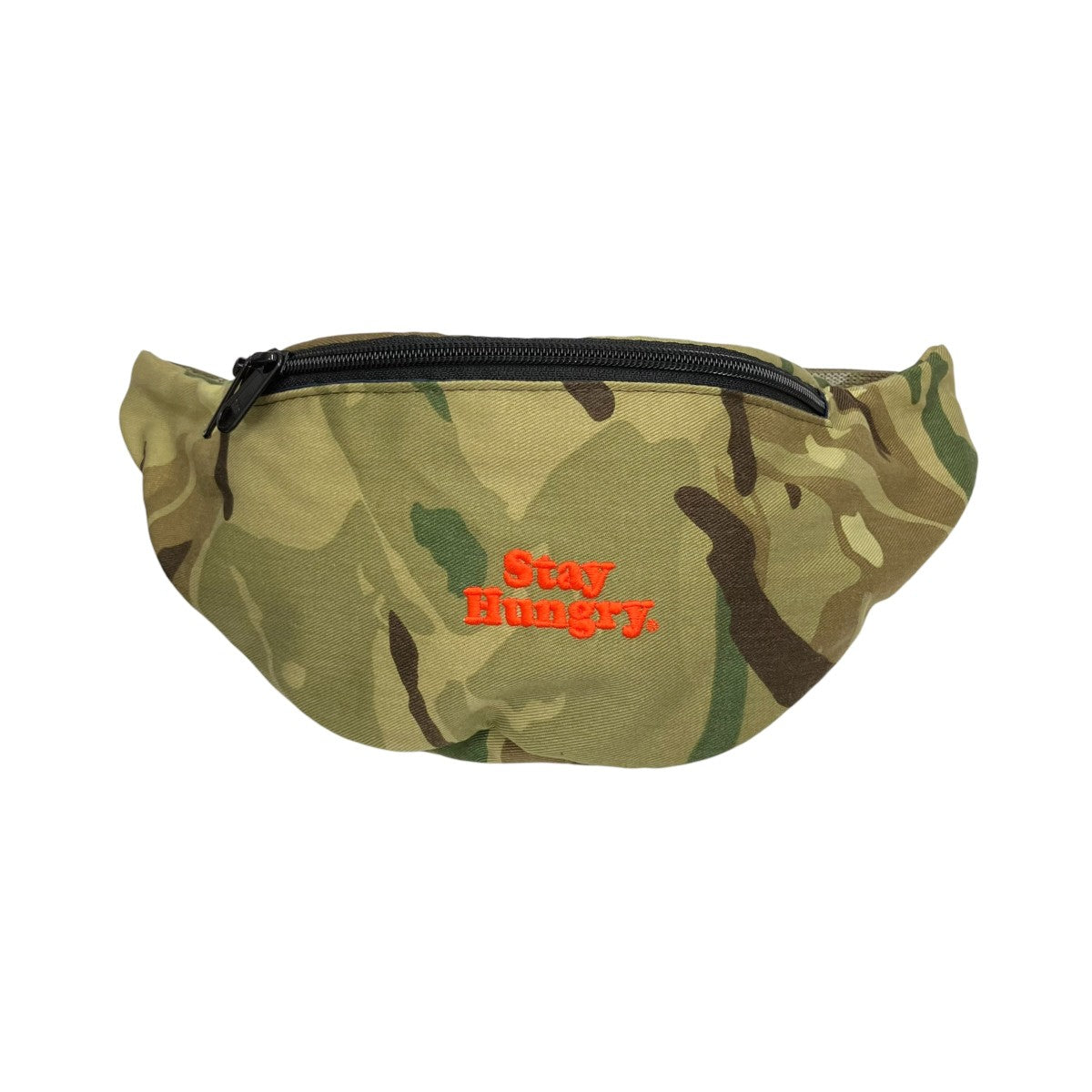 STAY HUNGRY×B-SHOP カモフラージュ柄ウエストバッグ カーキ×グリーン