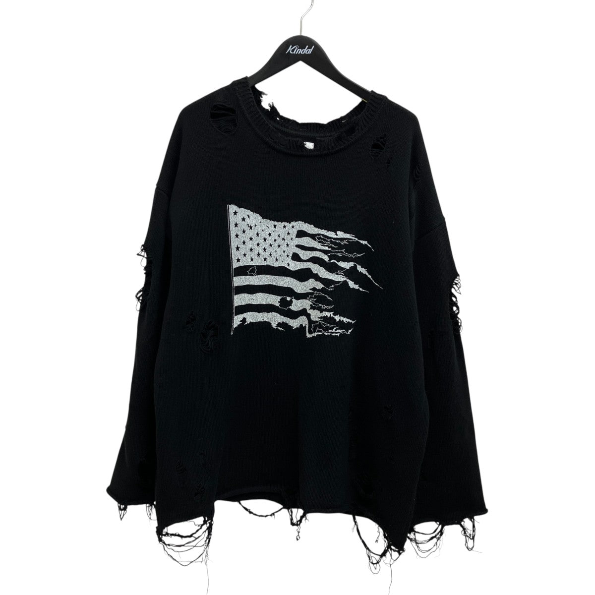 DESTROYED KNIT LSTダメージニットG11LT045