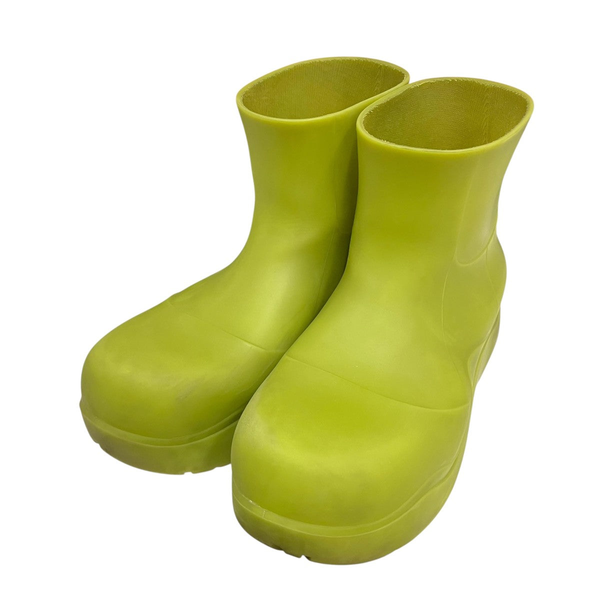 BOTTEGA VENETA(ボッテガヴェネタ) puddle bootsブーツ 黄緑 サイズ 37